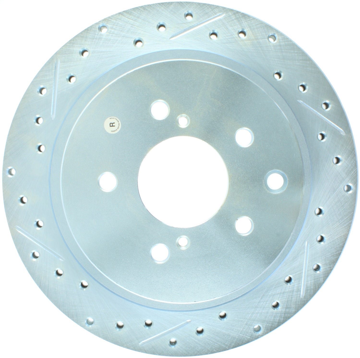 StopTech 227.42047R Select Sport Cross-Drilled And Slotted Disc Brake Rotor