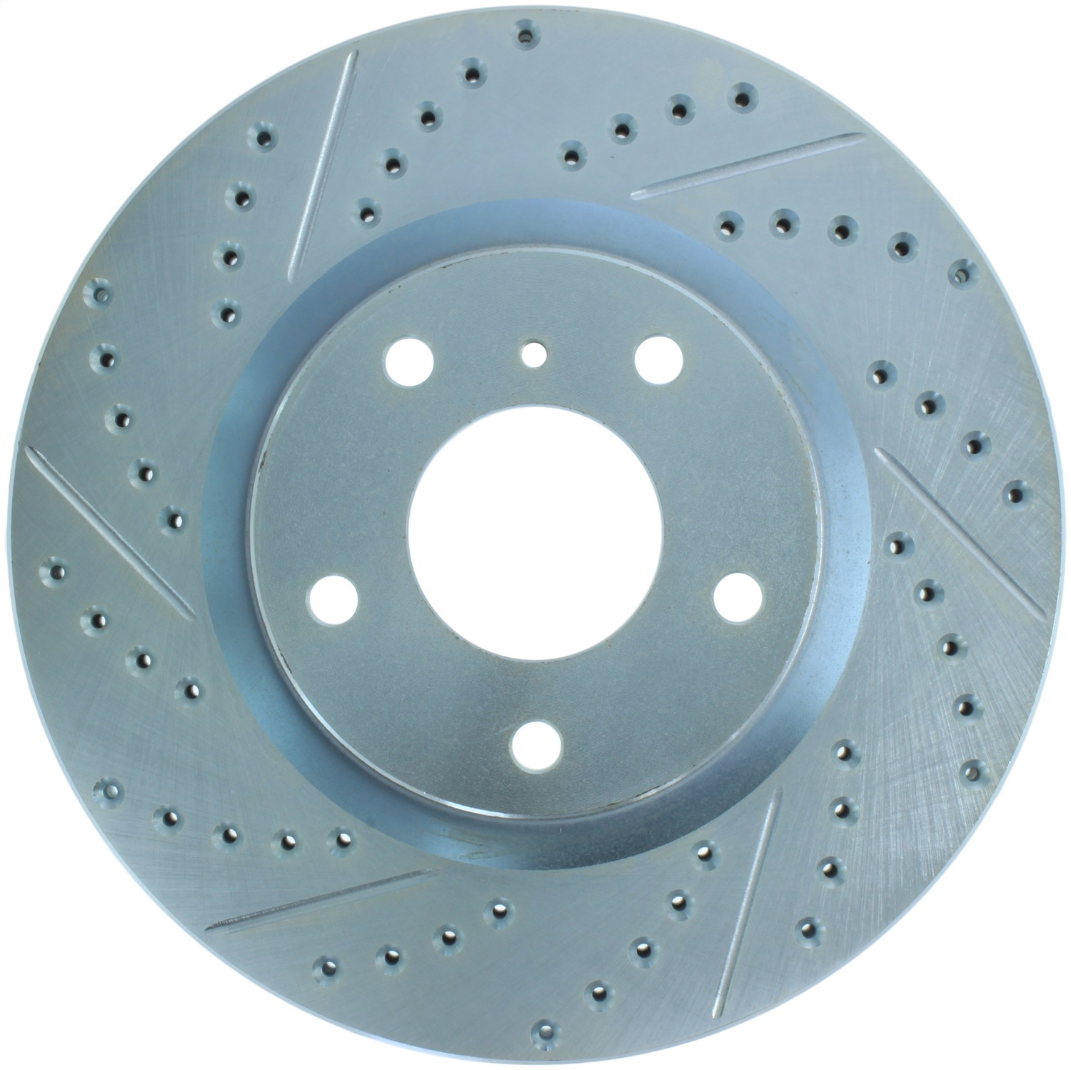 StopTech 227.42074R Select Sport Cross-Drilled And Slotted Disc Brake Rotor