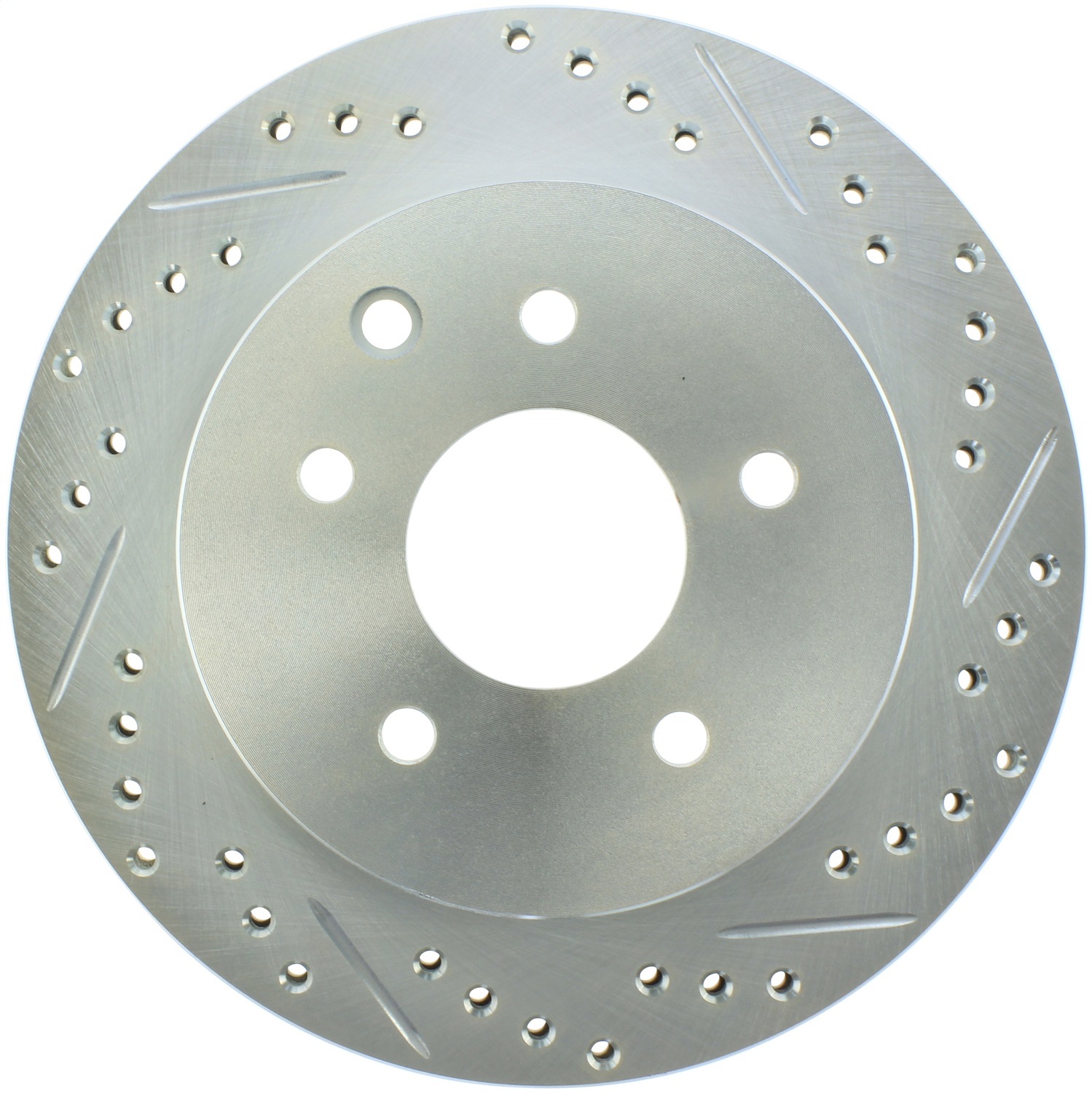 StopTech 227.42077L Select Sport Cross-Drilled And Slotted Disc Brake Rotor
