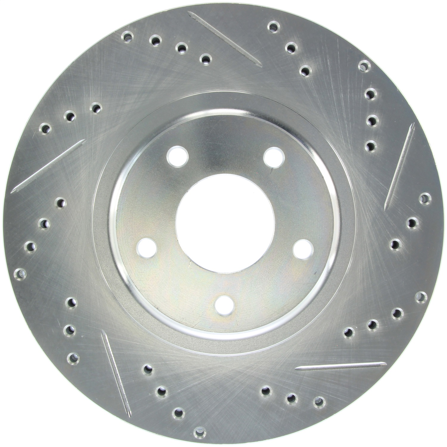 StopTech 227.42080L Select Sport Cross-Drilled And Slotted Disc Brake Rotor