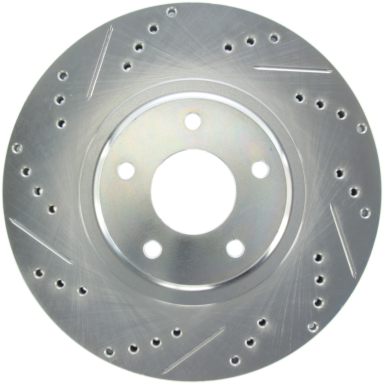 StopTech 227.42080R Select Sport Cross-Drilled And Slotted Disc Brake Rotor