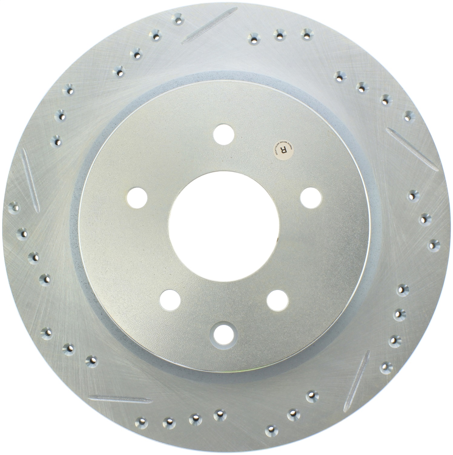 StopTech 227.42088R Select Sport Cross-Drilled And Slotted Disc Brake Rotor
