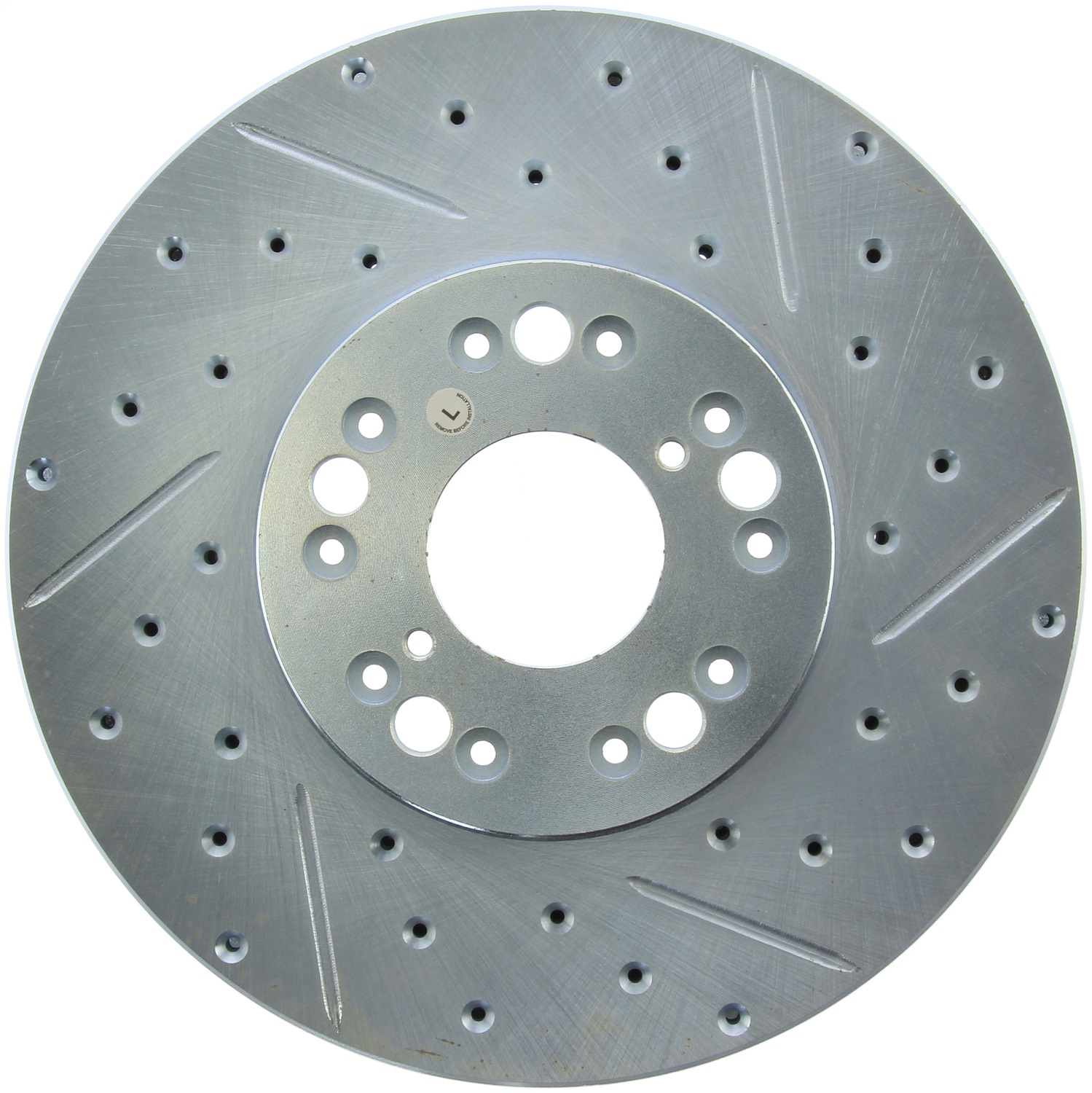 StopTech 227.44083L Select Sport Cross-Drilled And Slotted Disc Brake Rotor
