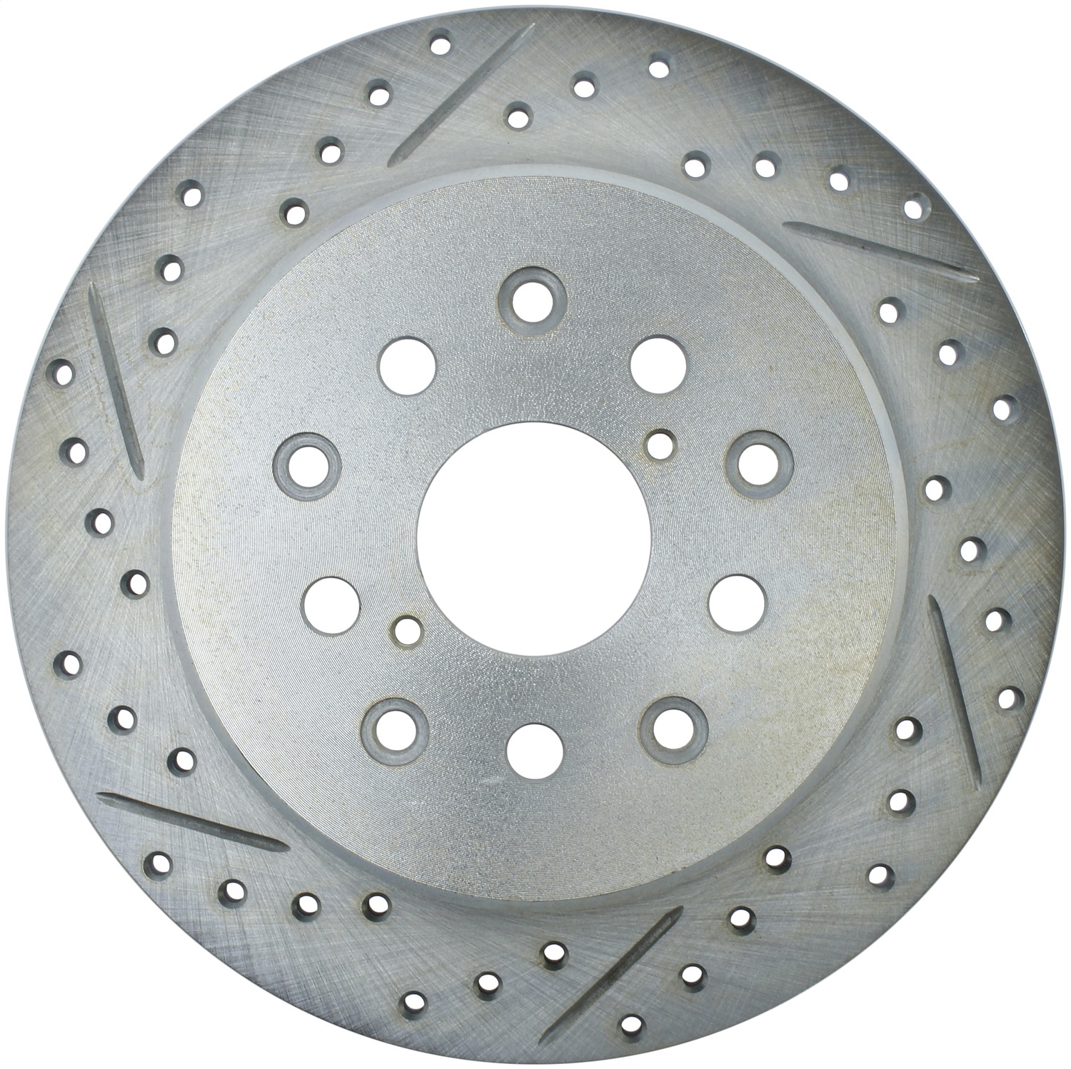 StopTech 227.44090R Select Sport Cross-Drilled And Slotted Disc Brake Rotor