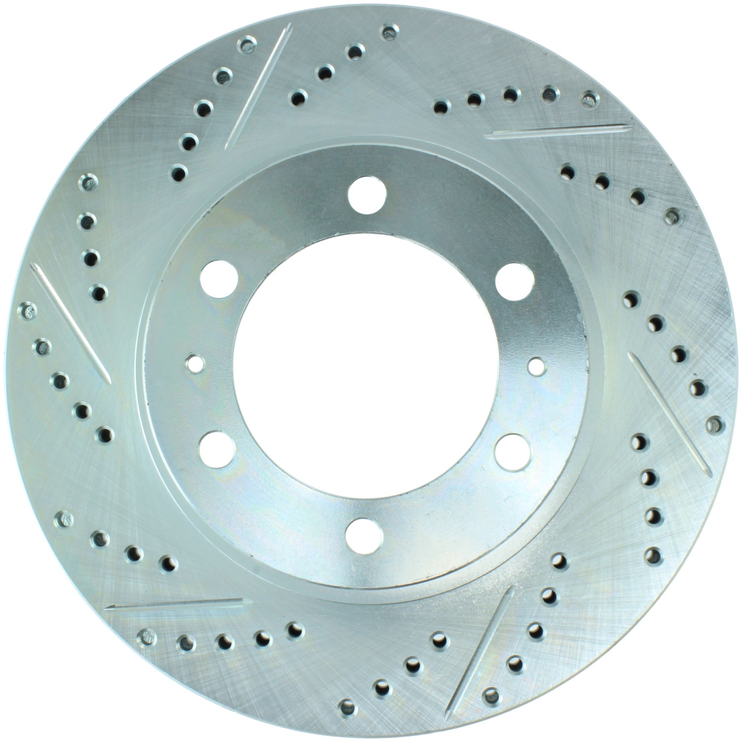 StopTech 227.44129R Select Sport Cross-Drilled And Slotted Disc Brake Rotor