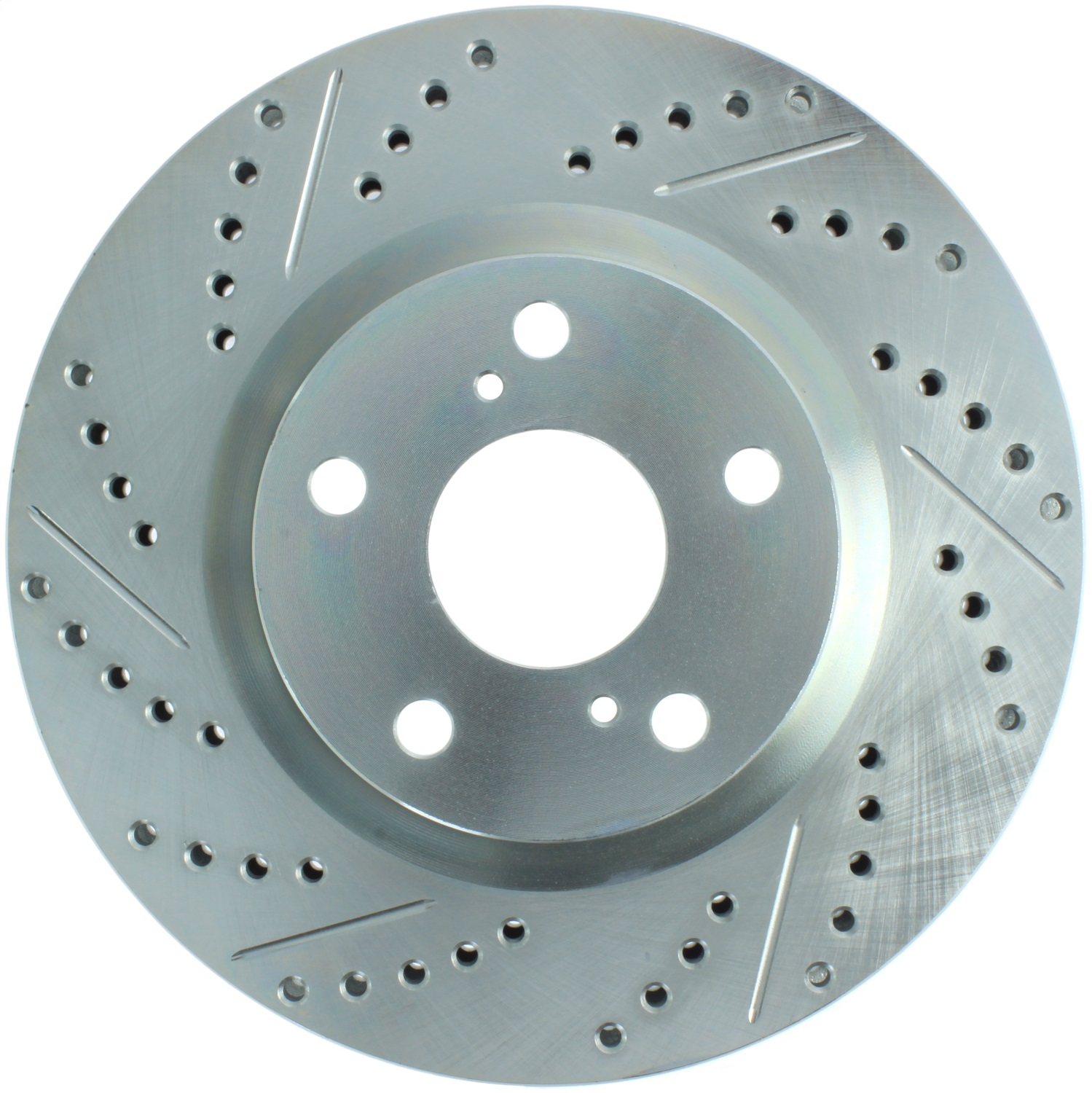 StopTech 227.44146R Select Sport Cross-Drilled And Slotted Disc Brake Rotor