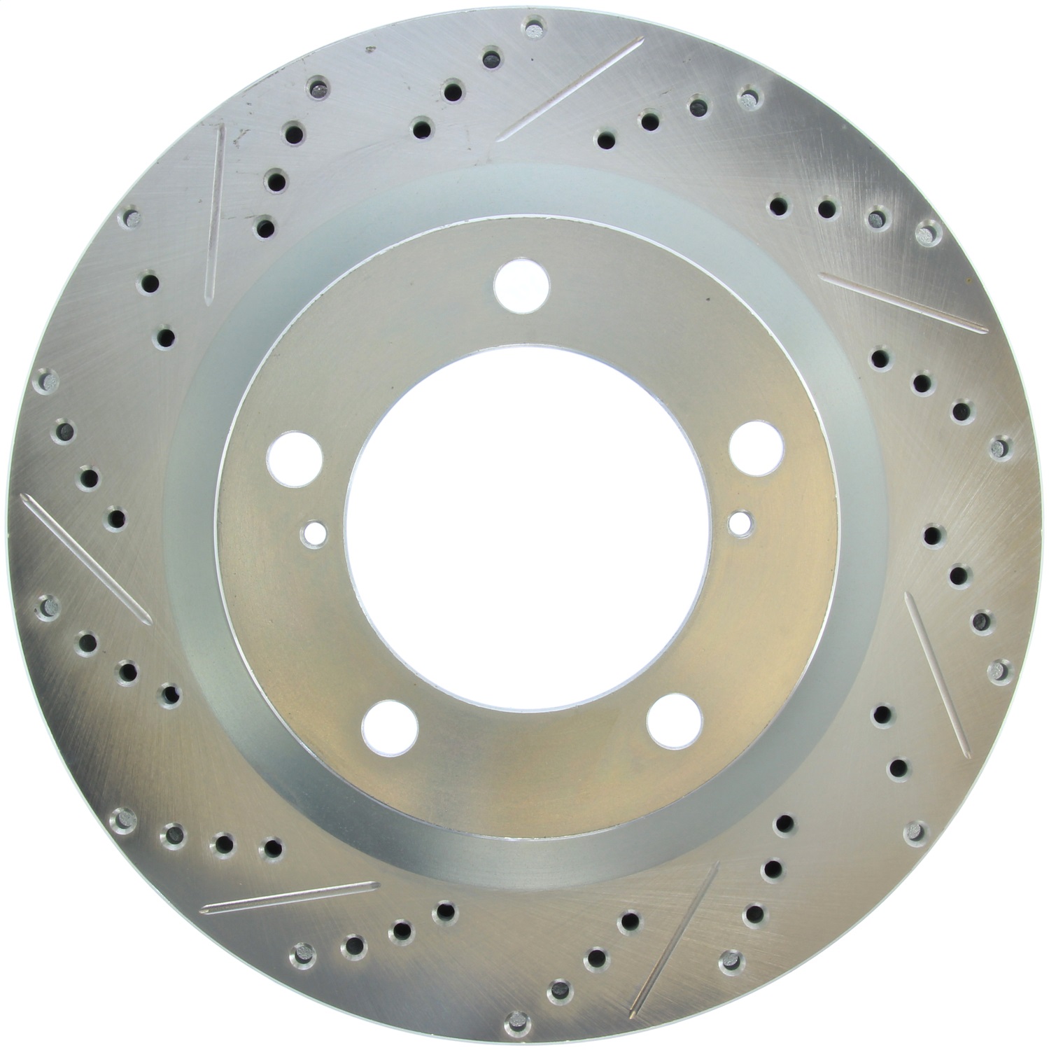 StopTech 227.44156R Select Sport Cross-Drilled And Slotted Disc Brake Rotor