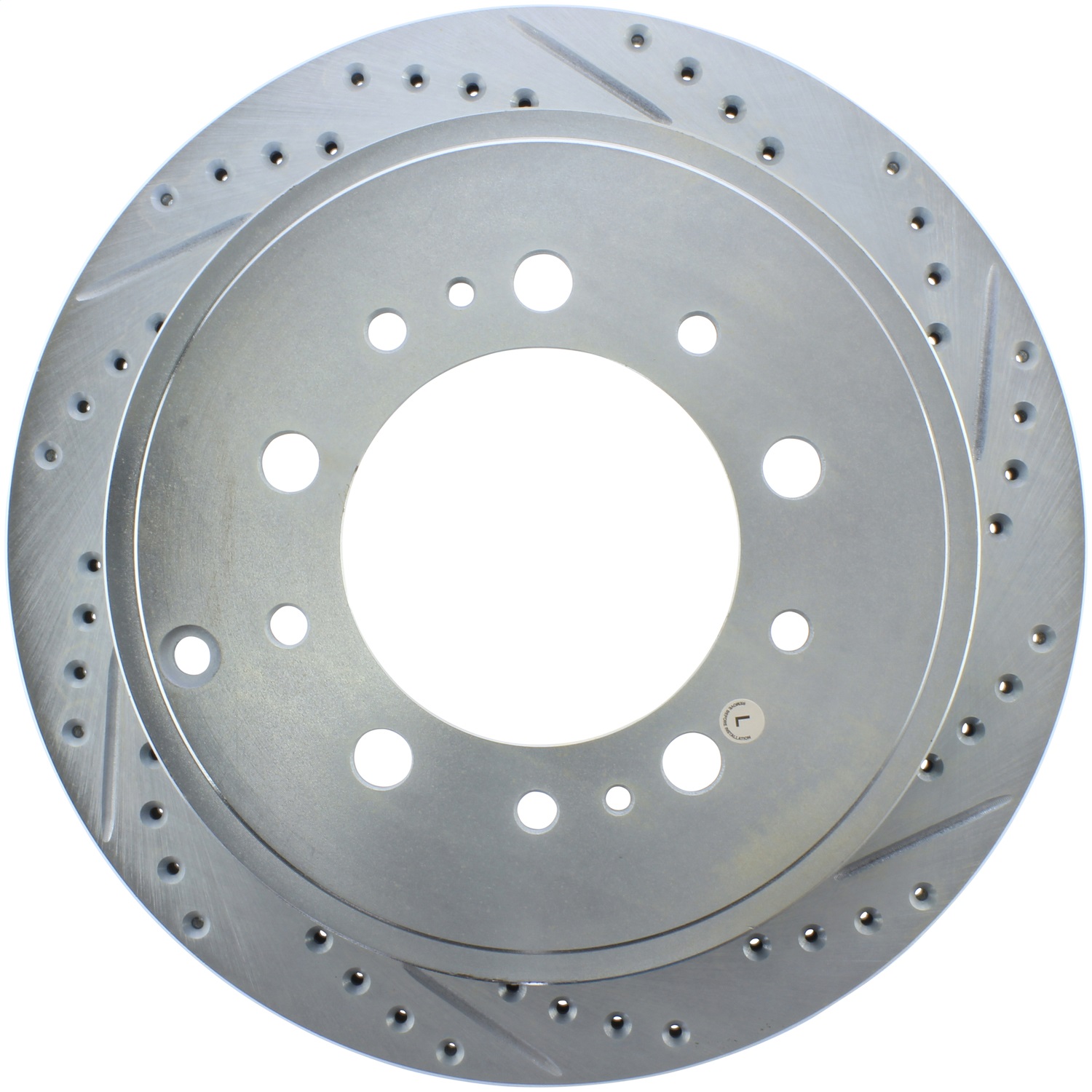 StopTech 227.44157L Select Sport Cross-Drilled And Slotted Disc Brake Rotor
