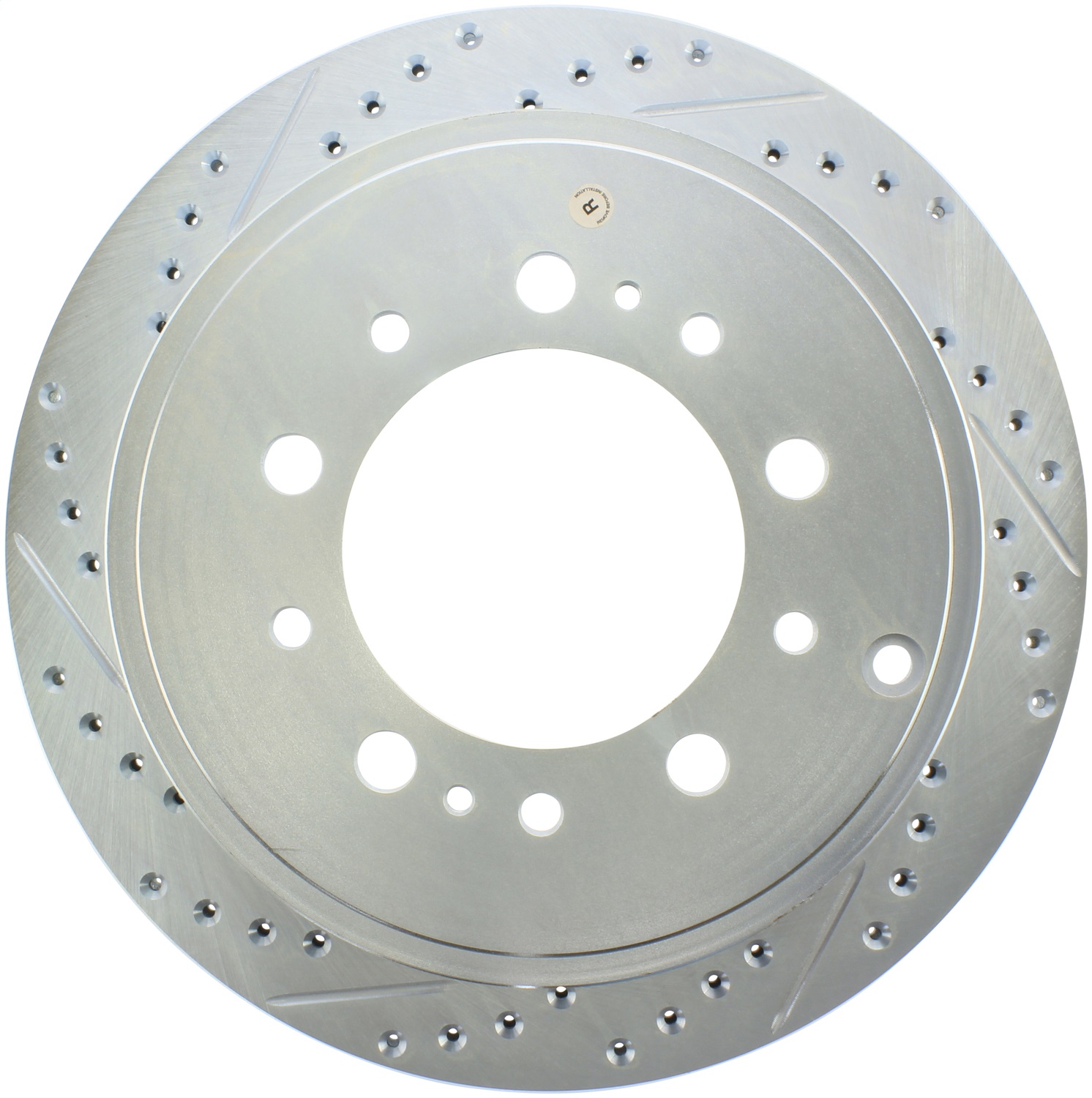 StopTech 227.44157R Select Sport Cross-Drilled And Slotted Disc Brake Rotor