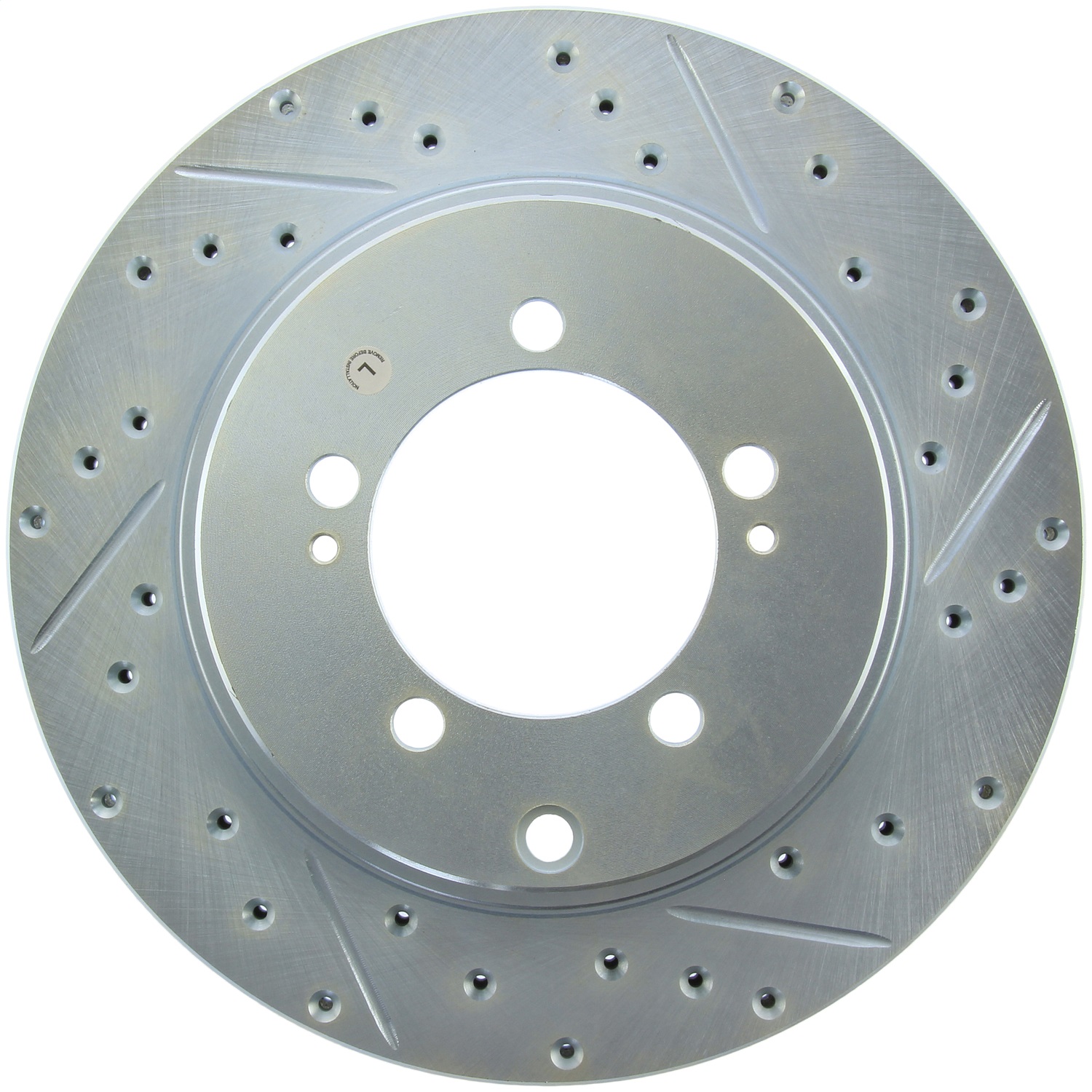 StopTech 227.46065L Select Sport Cross-Drilled And Slotted Disc Brake Rotor
