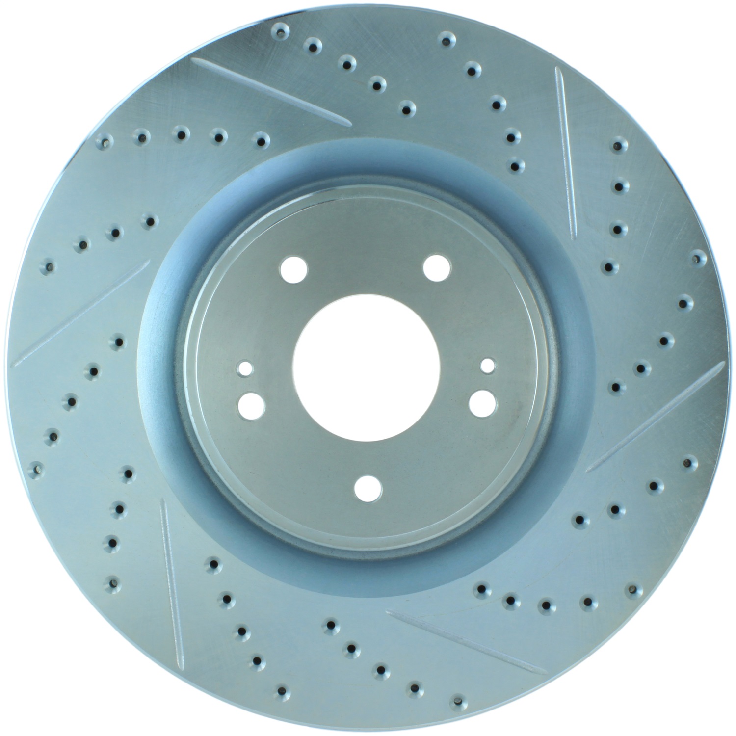 StopTech 227.46076L Select Sport Cross-Drilled And Slotted Disc Brake Rotor