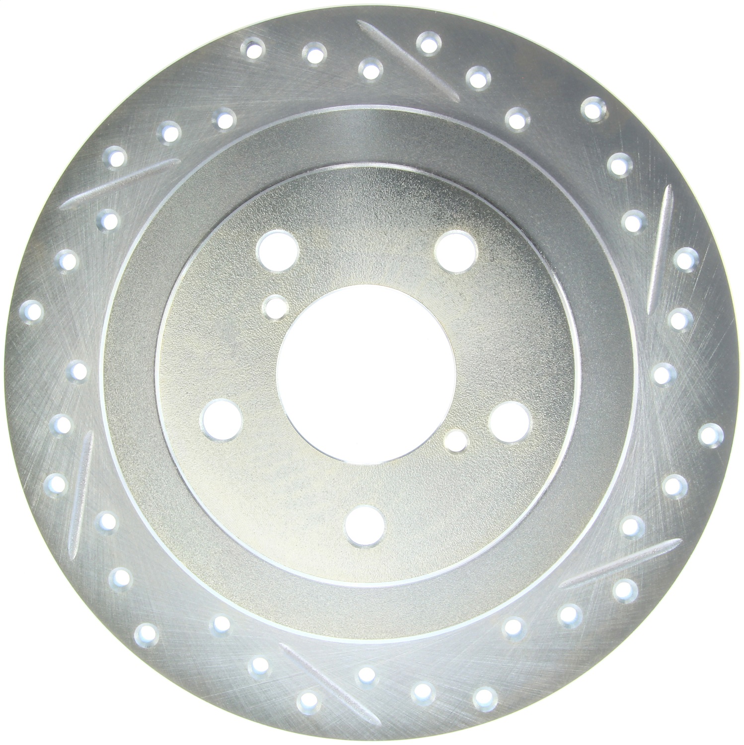 StopTech 227.47011L Select Sport Cross-Drilled And Slotted Disc Brake Rotor