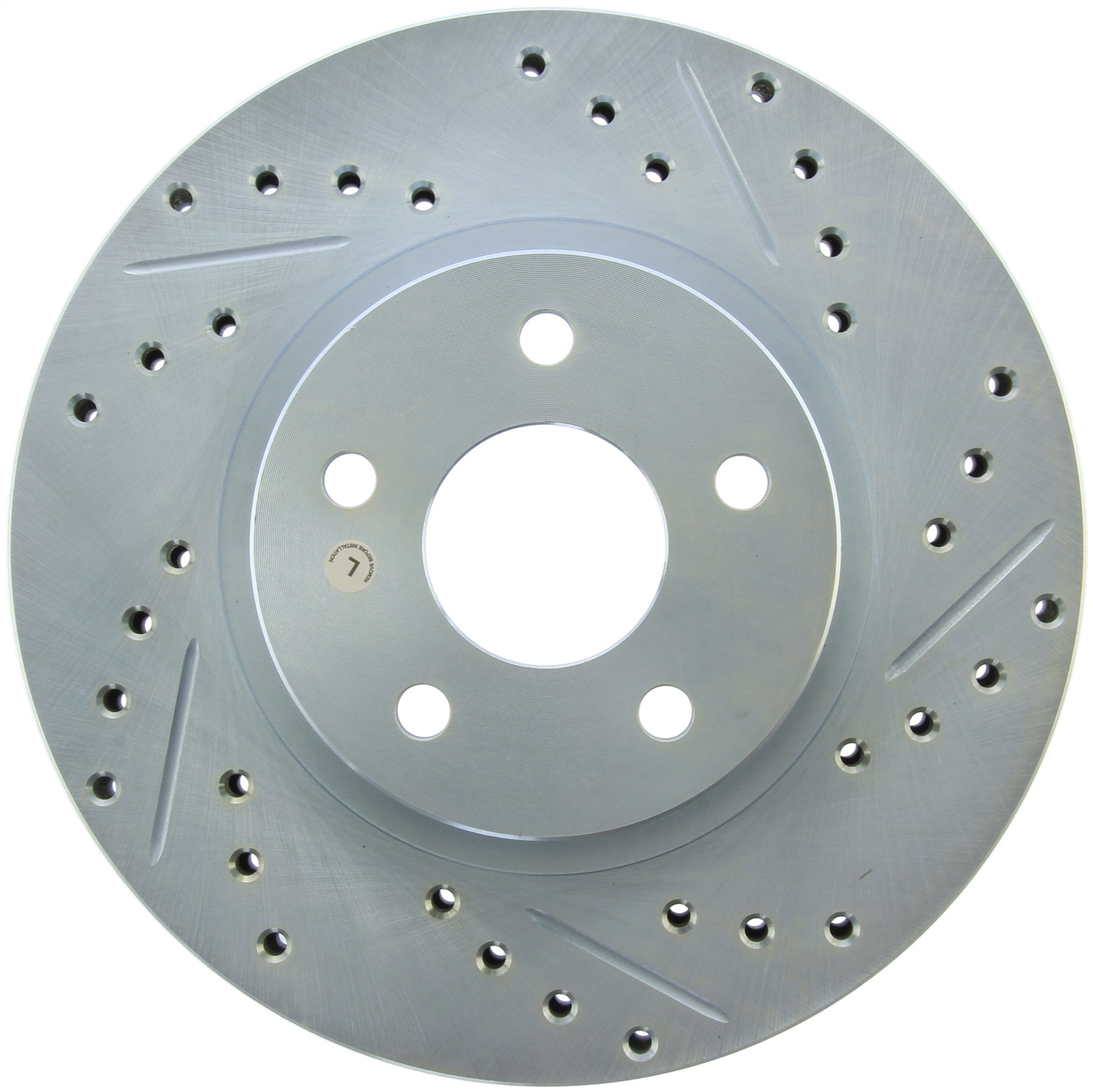 StopTech 227.47012L Select Sport Cross-Drilled And Slotted Disc Brake Rotor