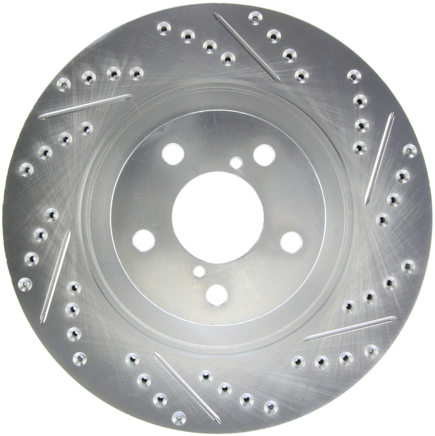 StopTech 227.47021L Select Sport Cross-Drilled And Slotted Disc Brake Rotor