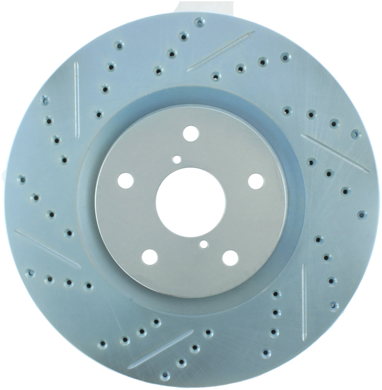 StopTech 227.47022R Select Sport Cross-Drilled And Slotted Disc Brake Rotor