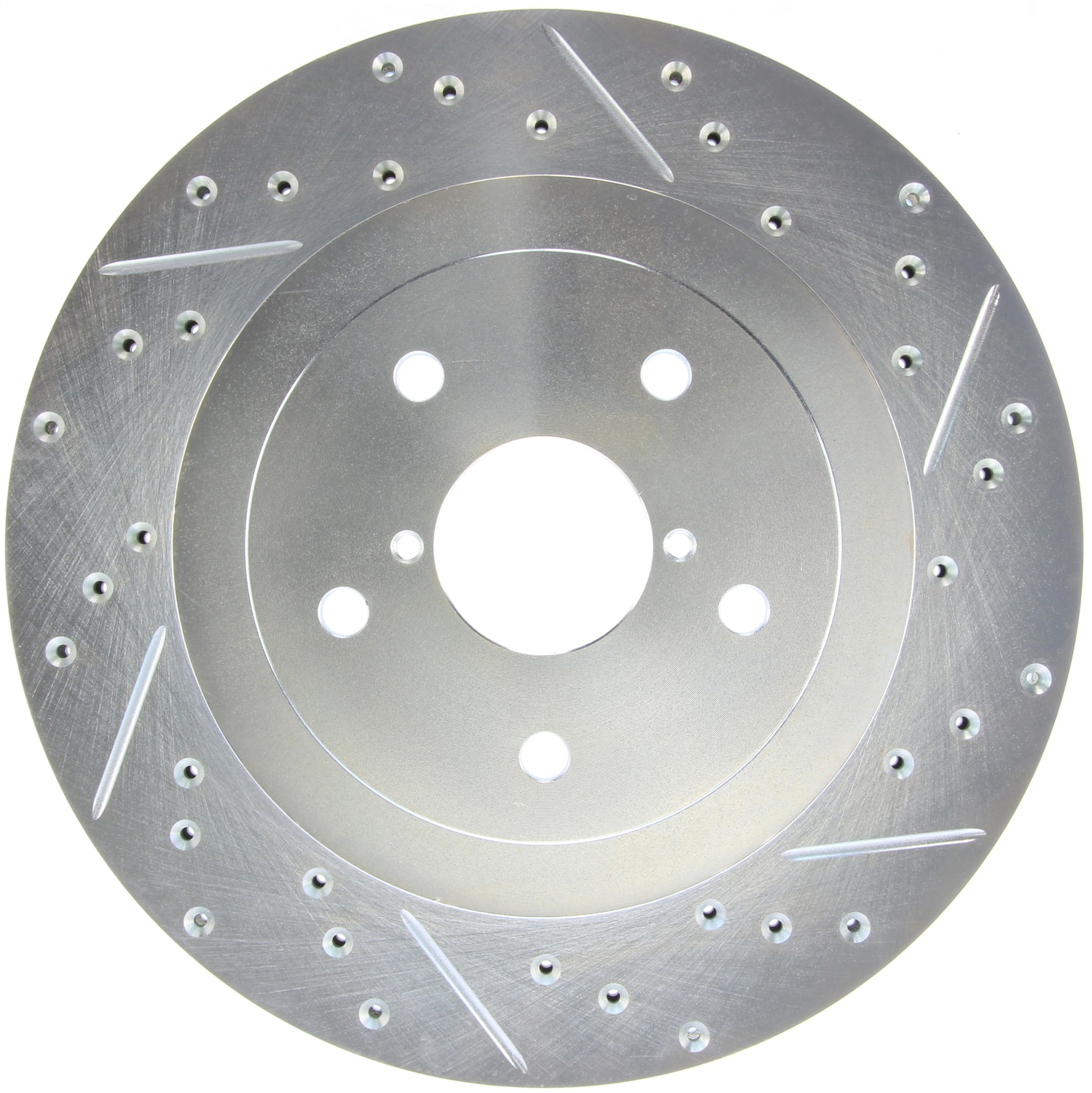 StopTech 227.47023L Select Sport Cross-Drilled And Slotted Disc Brake Rotor