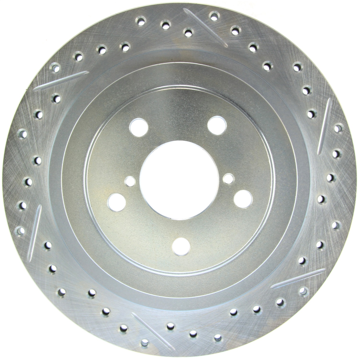 StopTech 227.47025L Select Sport Cross-Drilled And Slotted Disc Brake Rotor