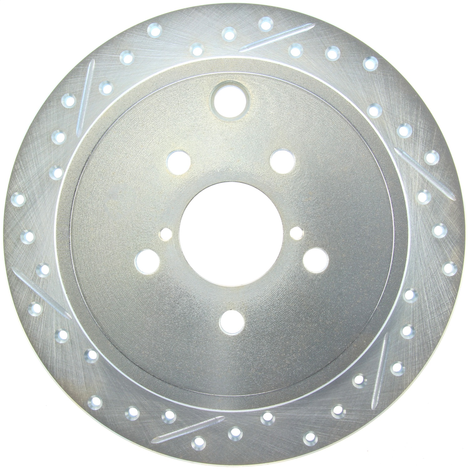 StopTech 227.47029R Select Sport Cross-Drilled And Slotted Disc Brake Rotor
