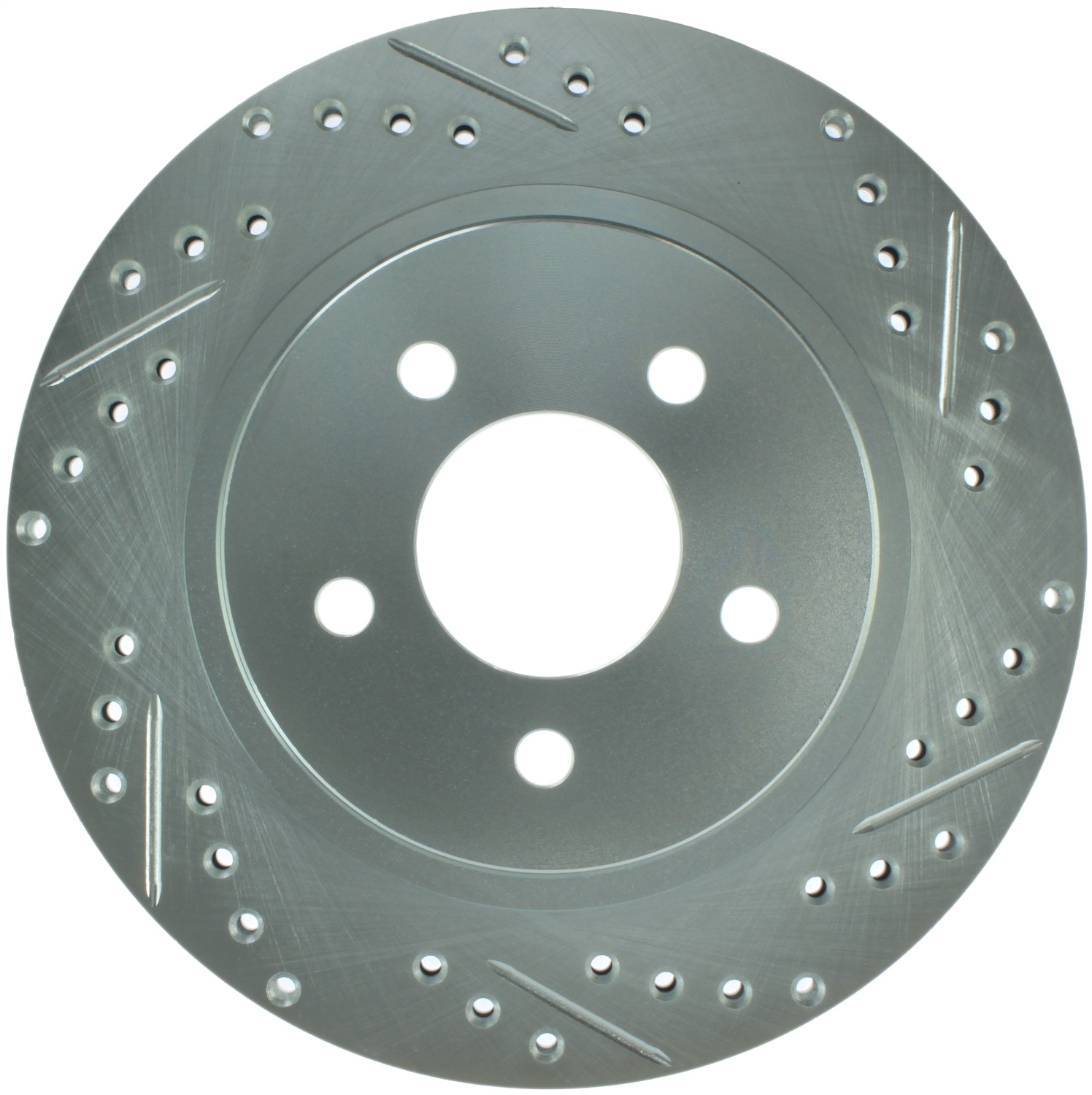 StopTech 227.61087L Select Sport Cross-Drilled And Slotted Disc Brake Rotor