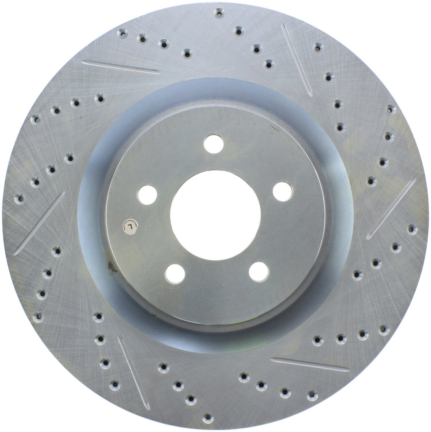StopTech 227.61089L Select Sport Cross-Drilled And Slotted Disc Brake Rotor