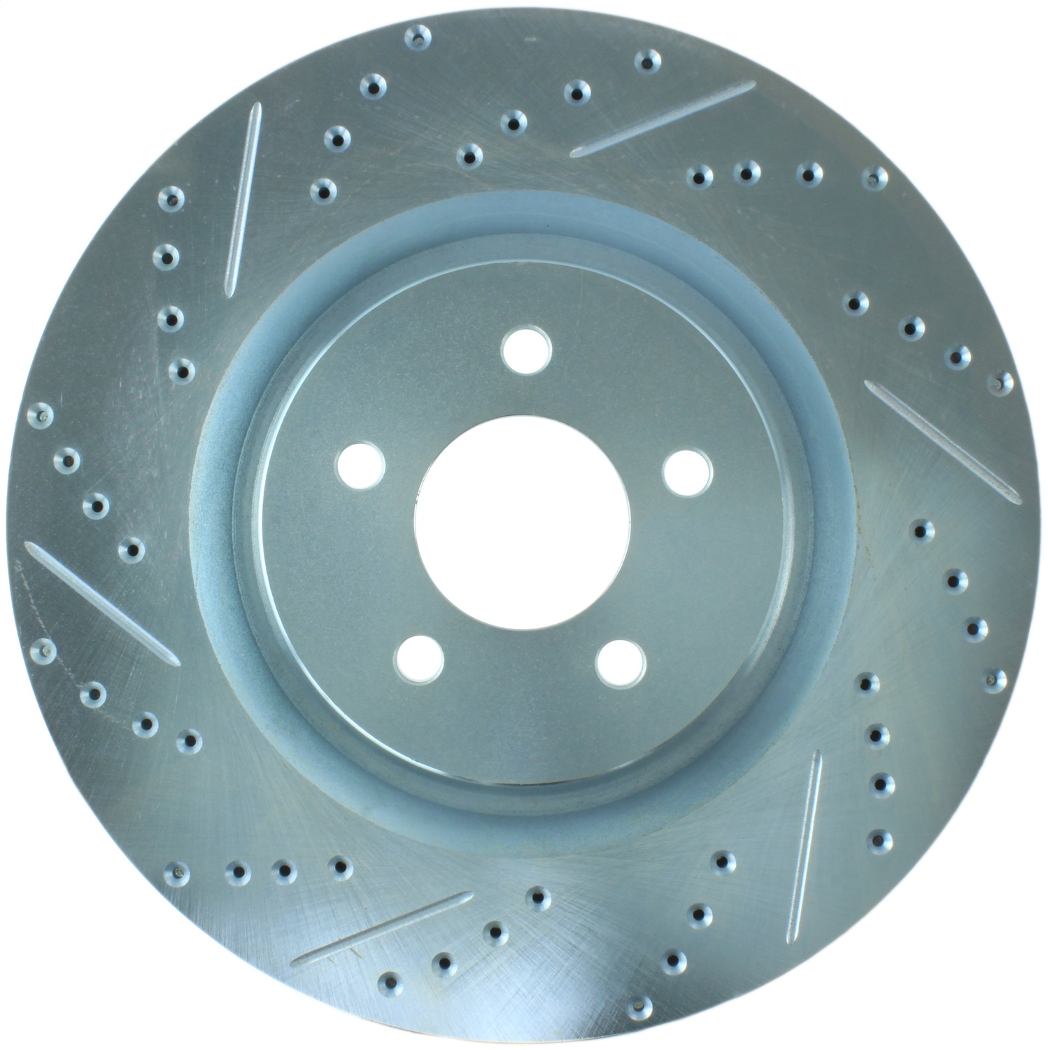StopTech 227.61089R Select Sport Cross-Drilled And Slotted Disc Brake Rotor
