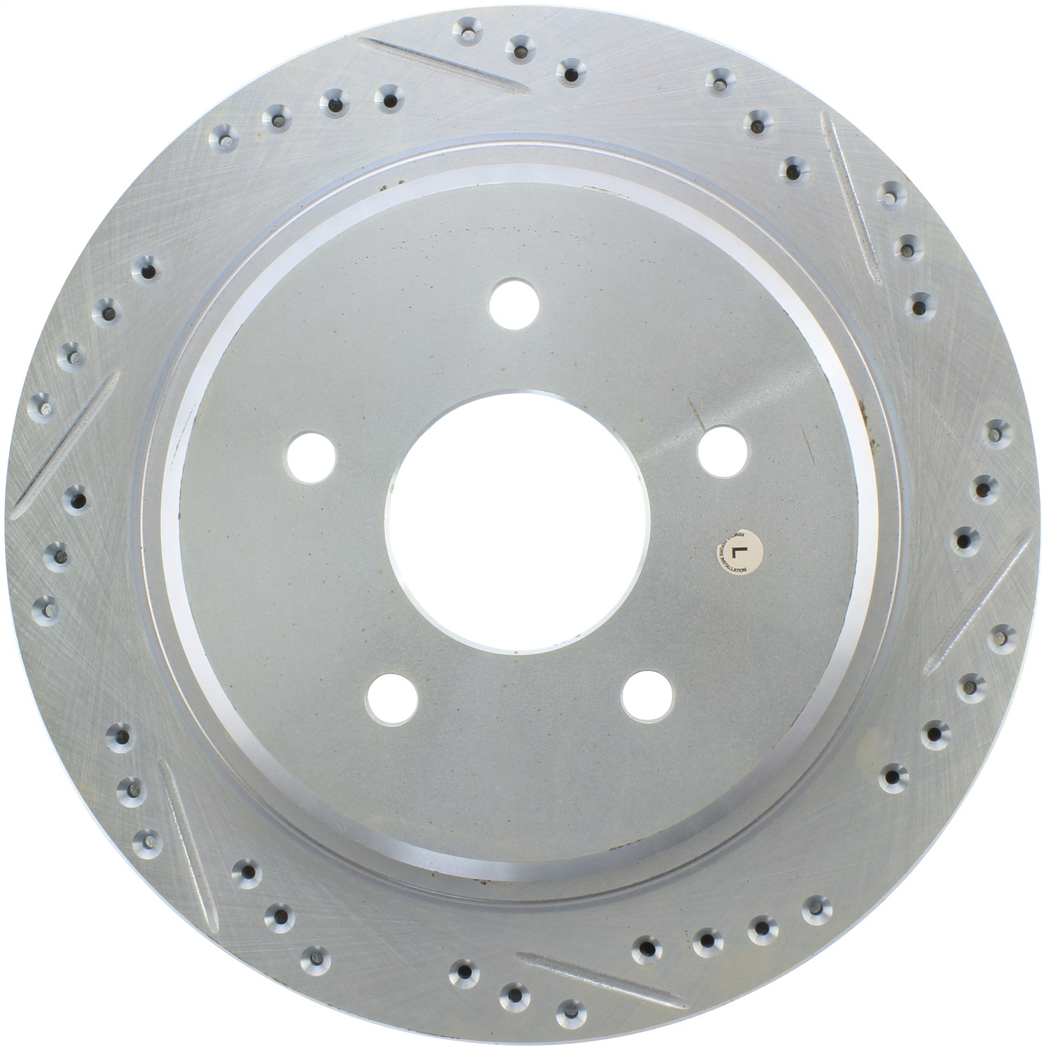StopTech 227.62061L Select Sport Cross-Drilled And Slotted Disc Brake Rotor