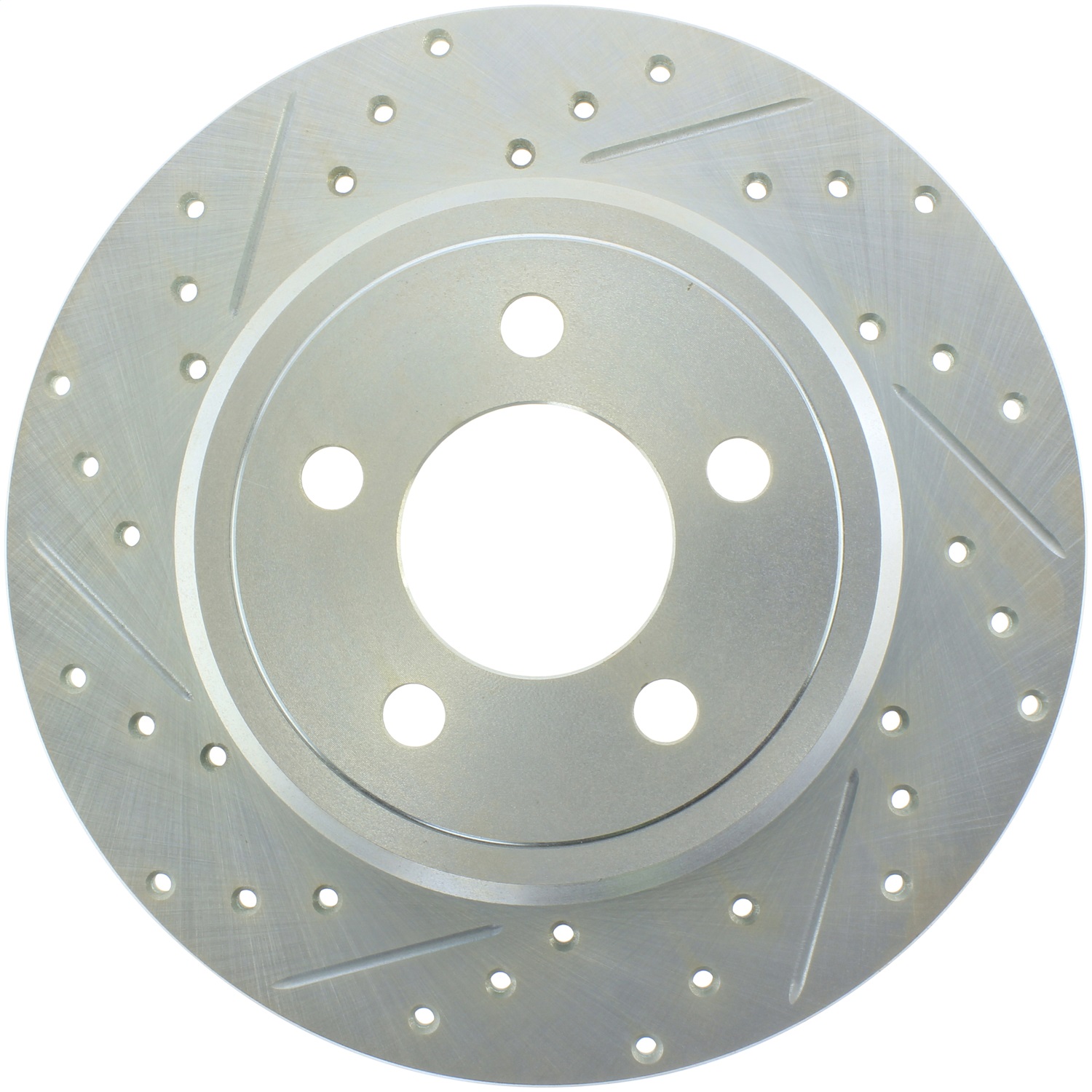 StopTech 227.63060R Select Sport Cross-Drilled And Slotted Disc Brake Rotor