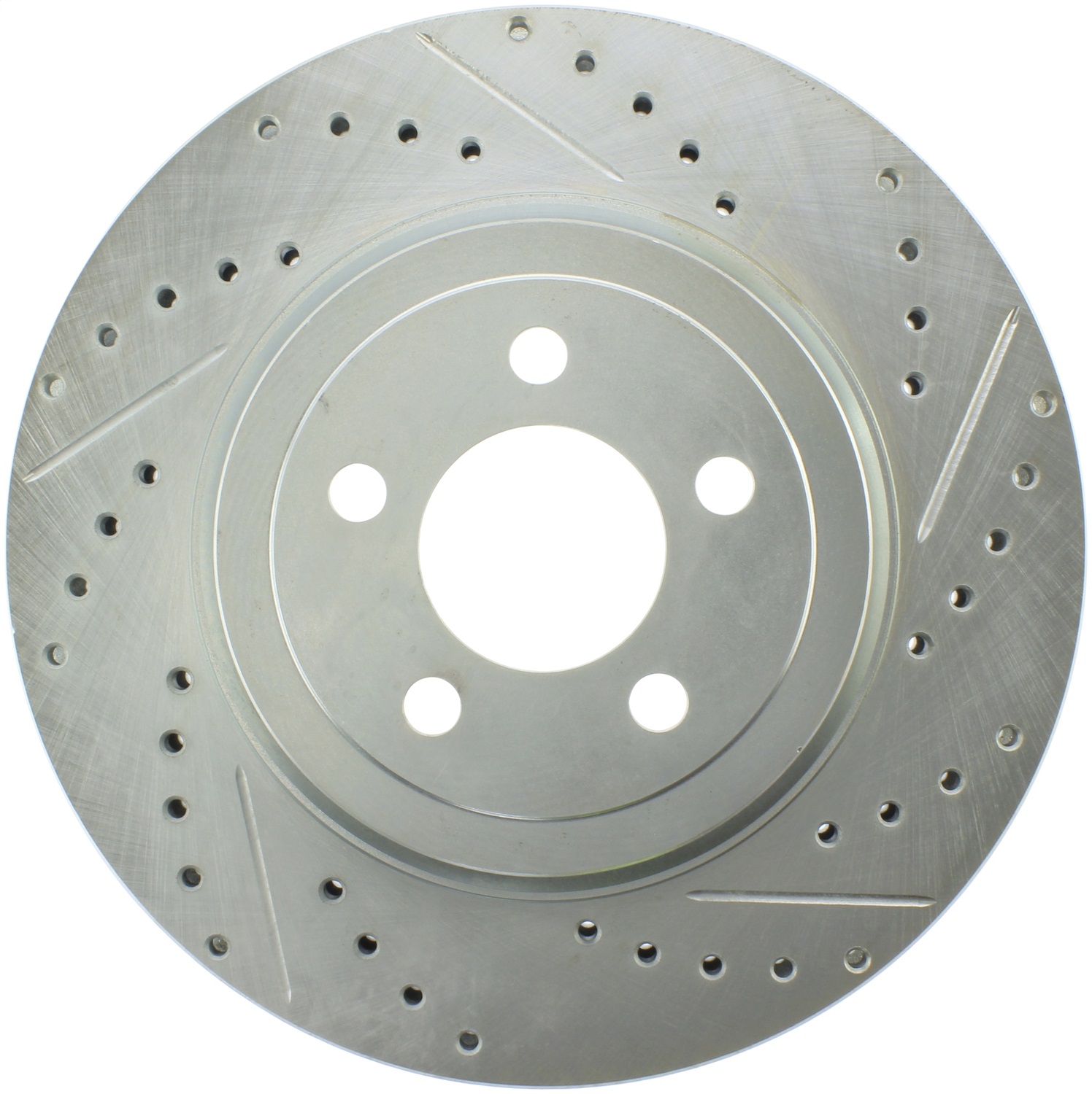 StopTech 227.63061L Select Sport Cross-Drilled And Slotted Disc Brake Rotor