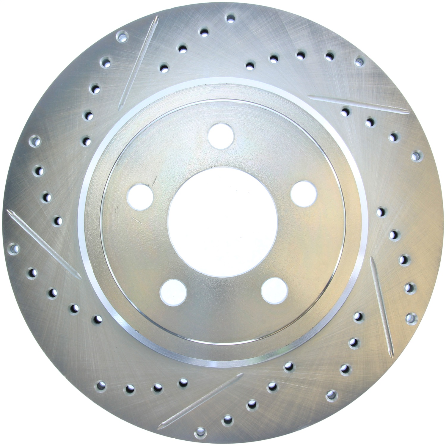 StopTech 227.63062R Select Sport Cross-Drilled And Slotted Disc Brake Rotor