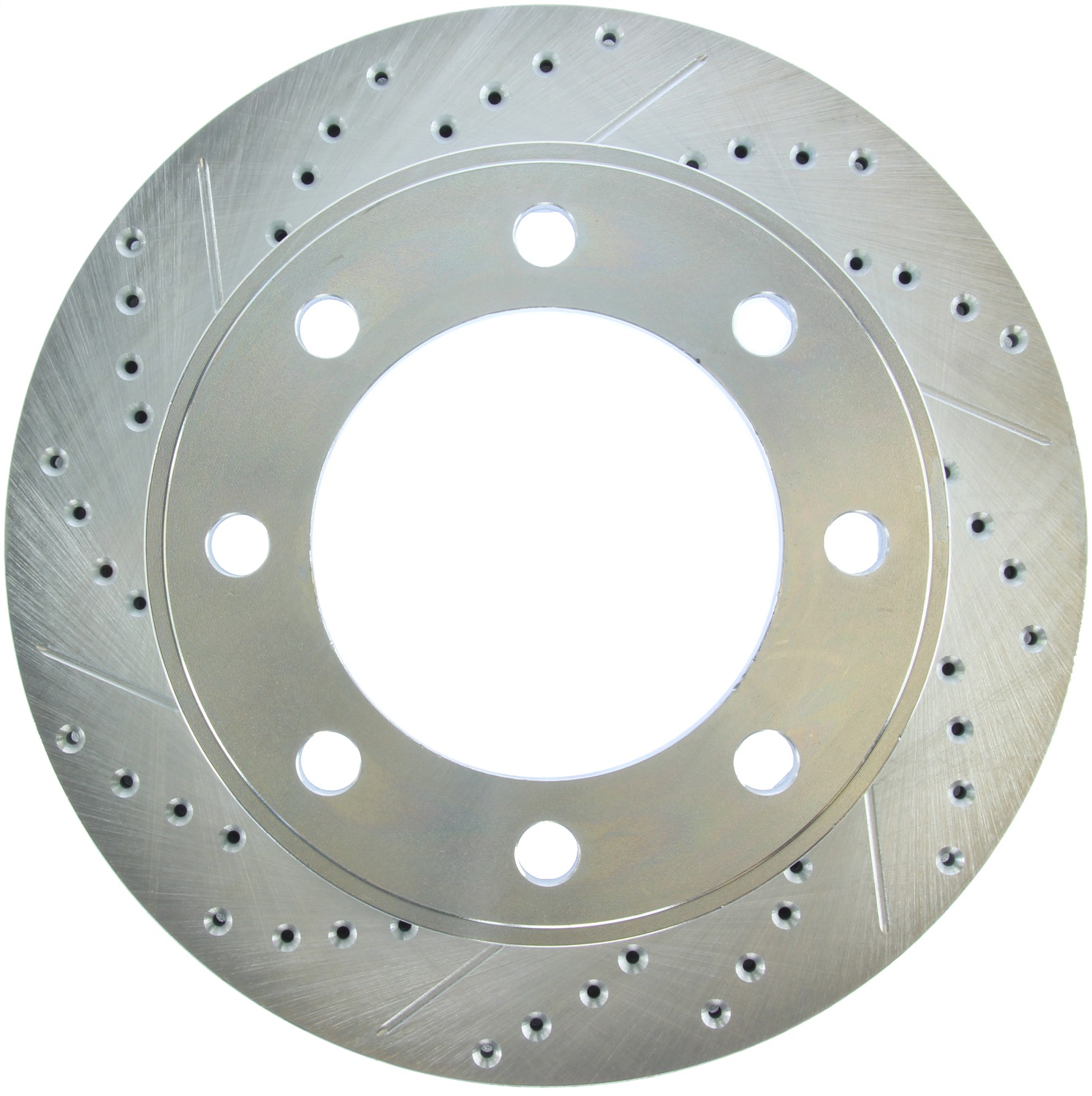StopTech 227.65086R Select Sport Cross-Drilled And Slotted Disc Brake Rotor