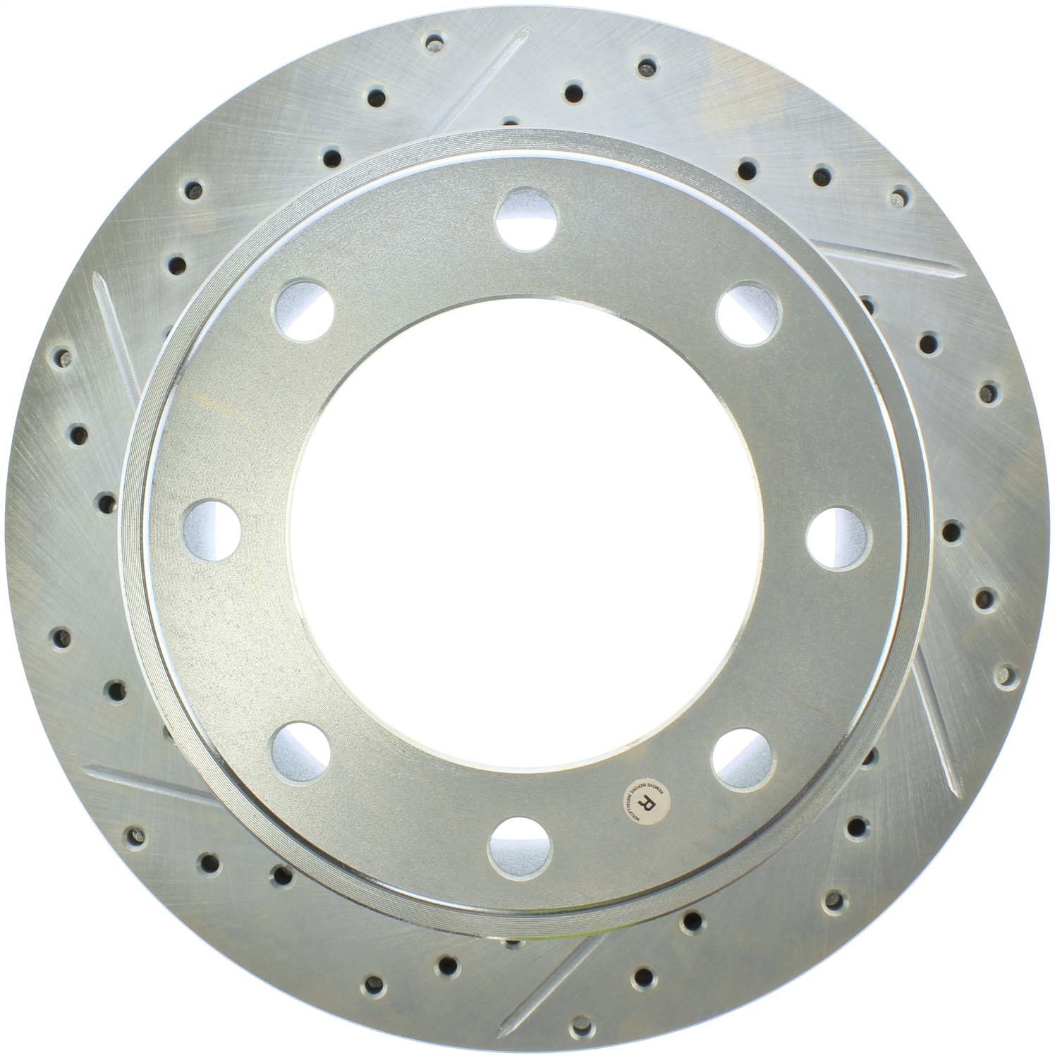 StopTech 227.65113R Select Sport Cross-Drilled And Slotted Disc Brake Rotor