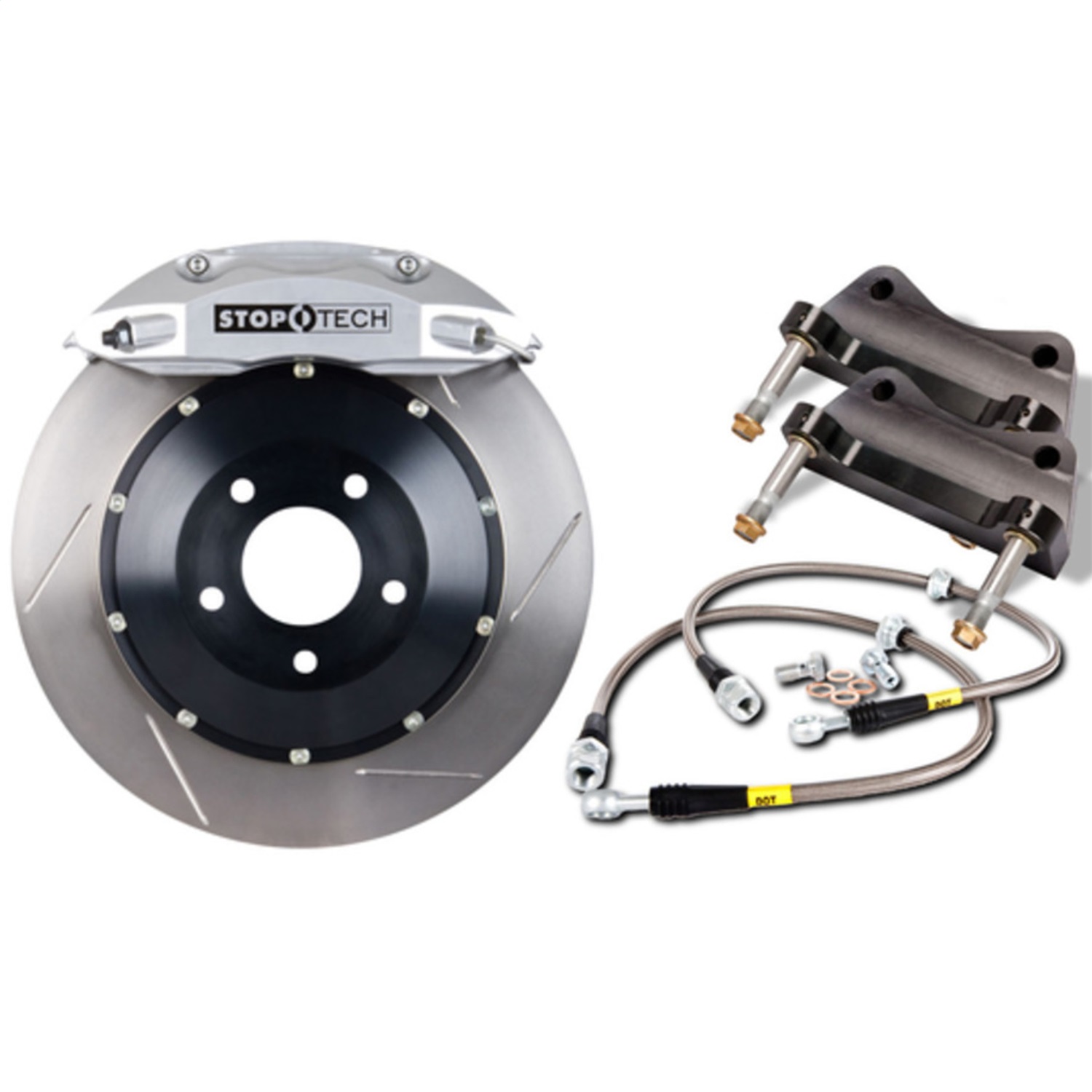 StopTech 83.842.002G.61 Big Brake Kit w/2 Piece Rotor Fits 08-15 Impreza WRX STI