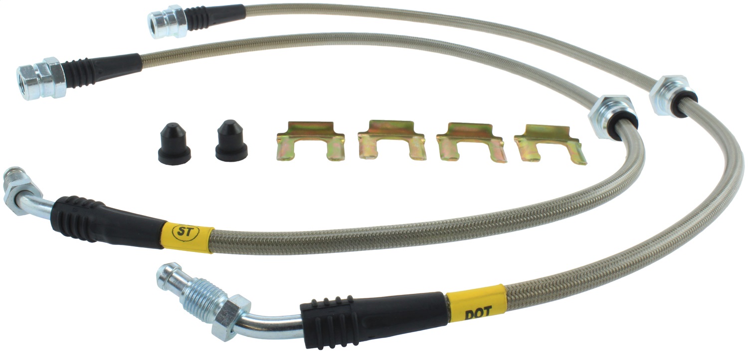 StopTech 950.33013 Stainless Steel Hose Set Fits 04 R32