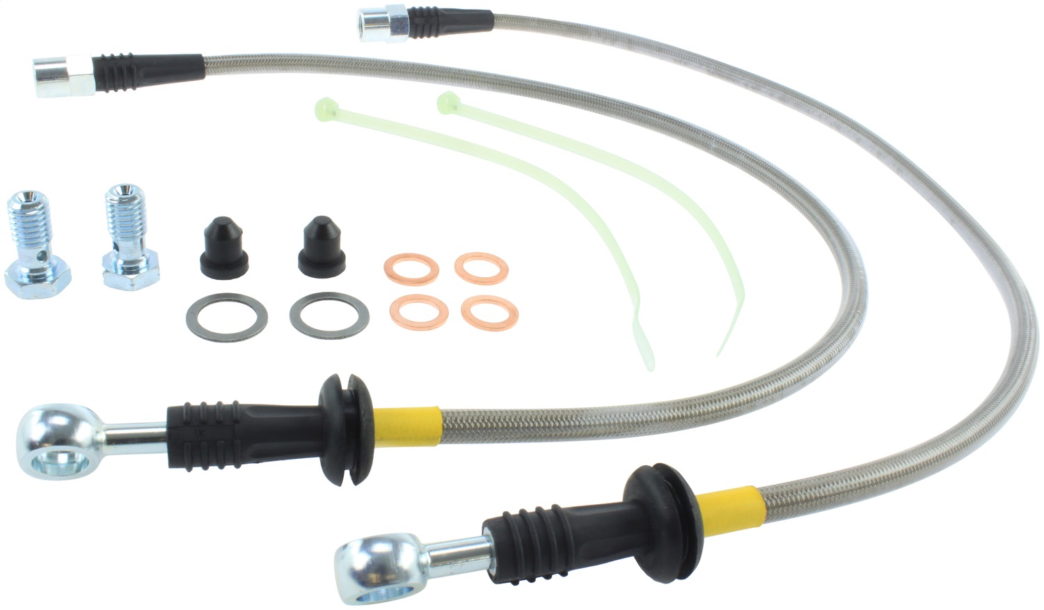 StopTech 950.34007 Stainless Steel Hose Set Fits 02-08 Cooper