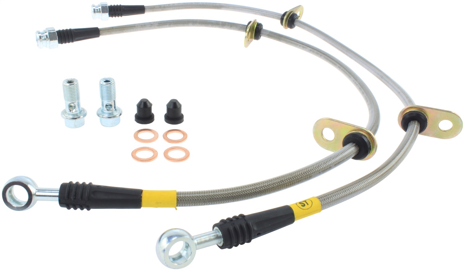 StopTech 950.40012 Stainless Steel Braided Brake Hose Kit Fits 06-09 S2000