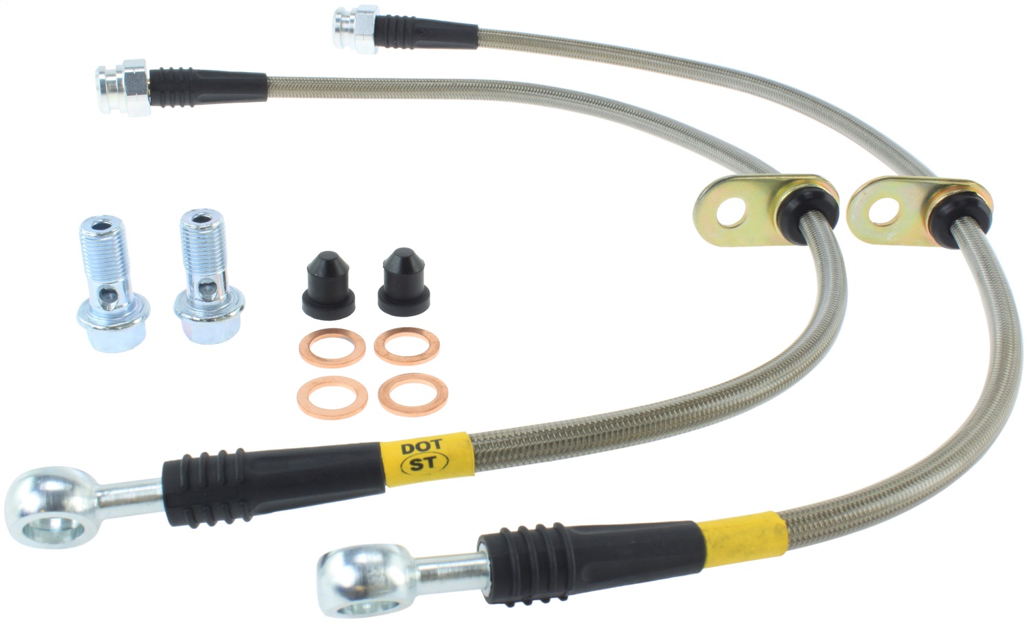 StopTech 950.40015 Stainless Steel Hose Set Fits 07-15 MDX Pilot ZDX