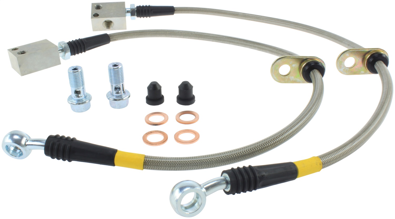 StopTech 950.40017 Stainless Steel Hose Set Fits 07-08 Fit