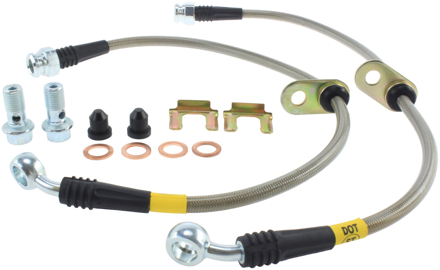 StopTech 950.40519 Stainless Steel Braided Brake Hose Kit Fits 12-15 Civic ILX