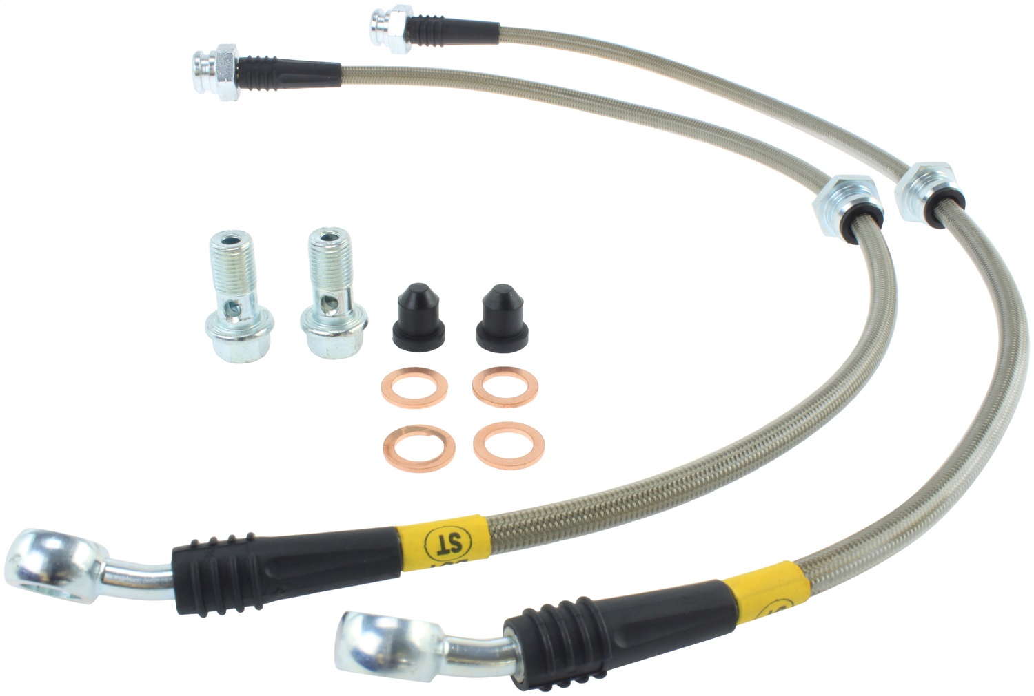 StopTech 950.42009 Stainless Steel Hose Set Fits 89-98 240SX