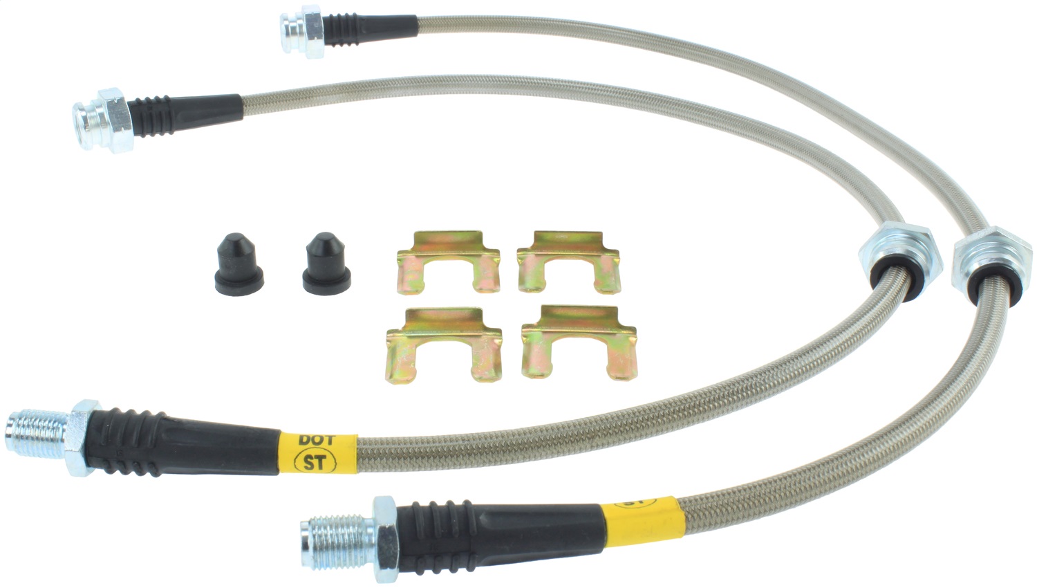 StopTech 950.42013 Stainless Steel Hose Set Fits 89-98 240SX