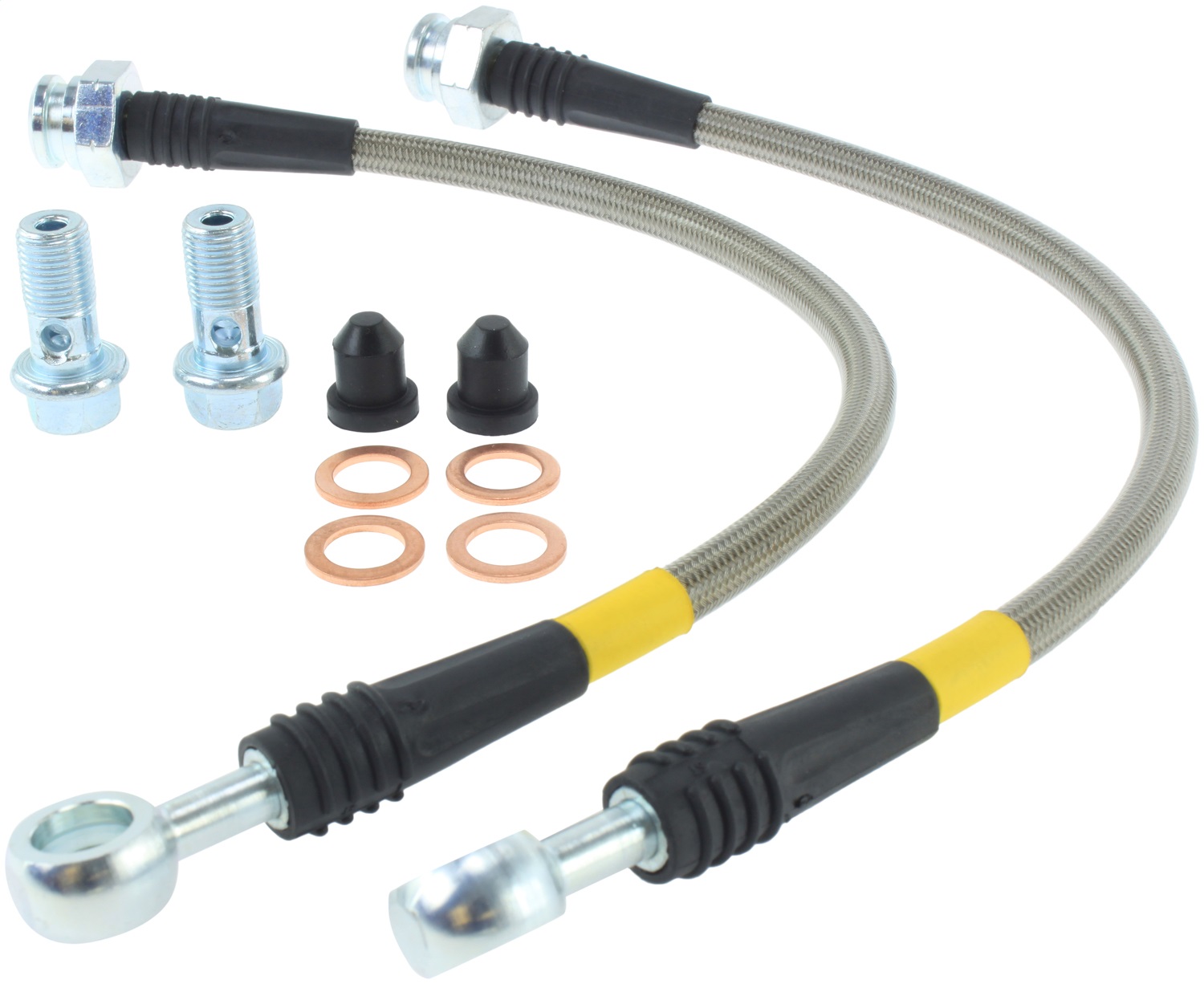 StopTech 950.42507 Stainless Steel Hose Set Fits 89-98 240SX