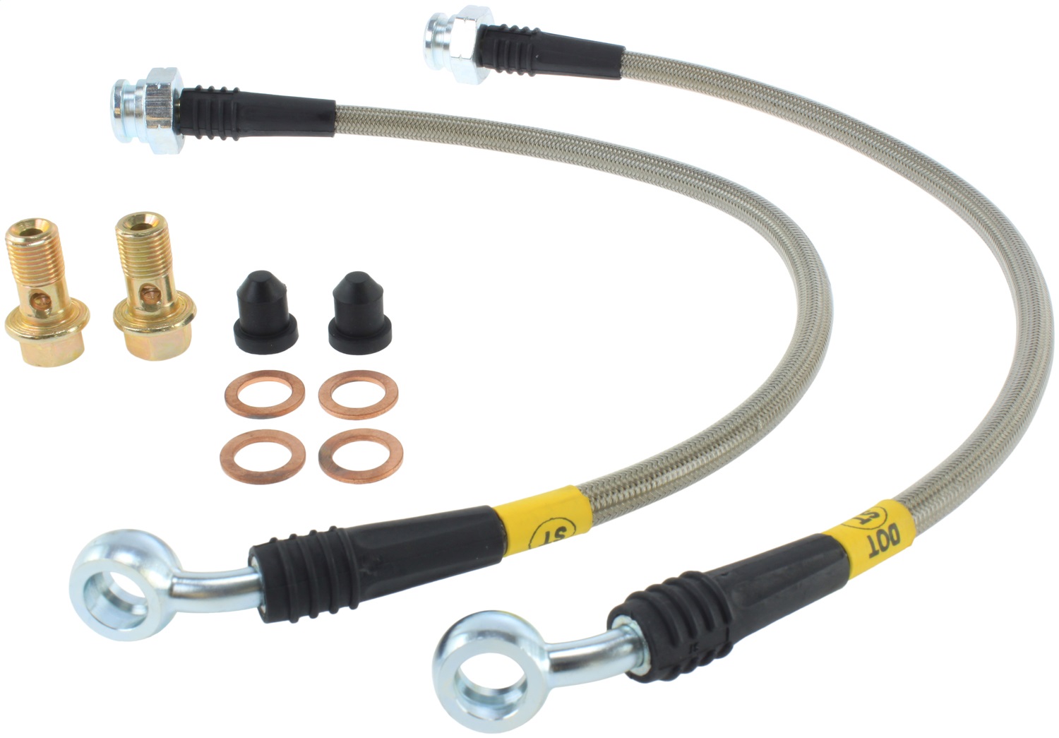 StopTech 950.42512 Stainless Steel Hose Set Fits 09 GT-R
