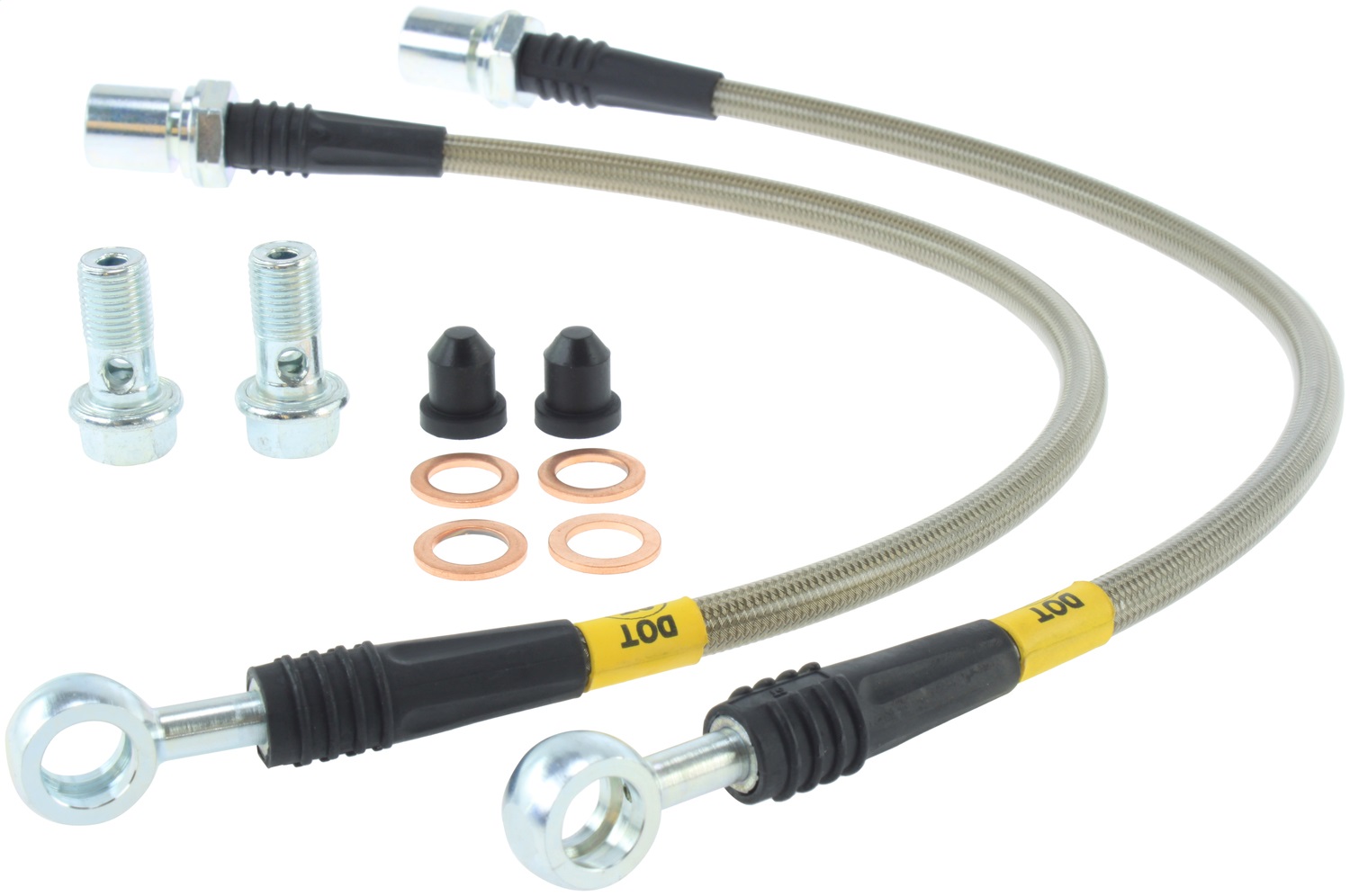 StopTech 950.44001 Stainless Steel Hose Set Fits 98-10 GS300 GS400 GS430 SC430