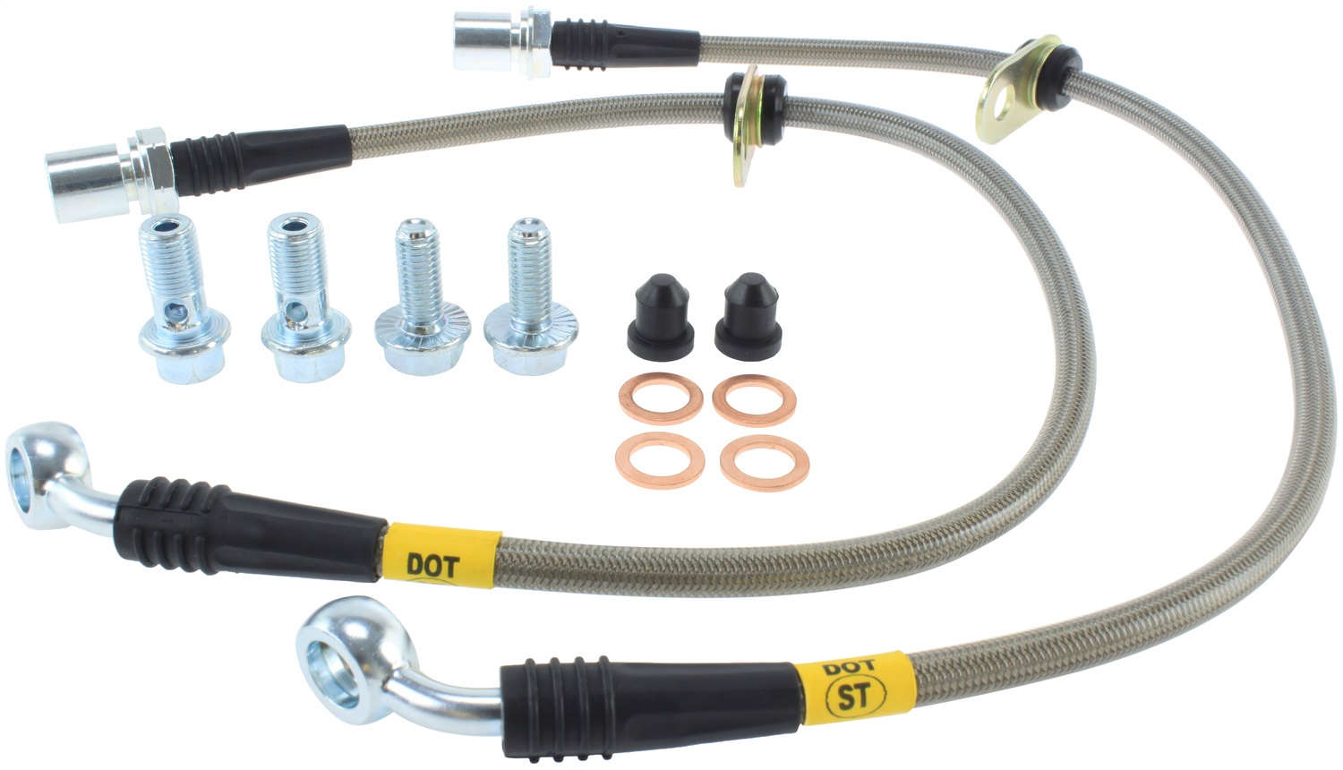 StopTech 950.44008 Stainless Steel Hose Set Fits 92-00 SC300 SC400 Supra
