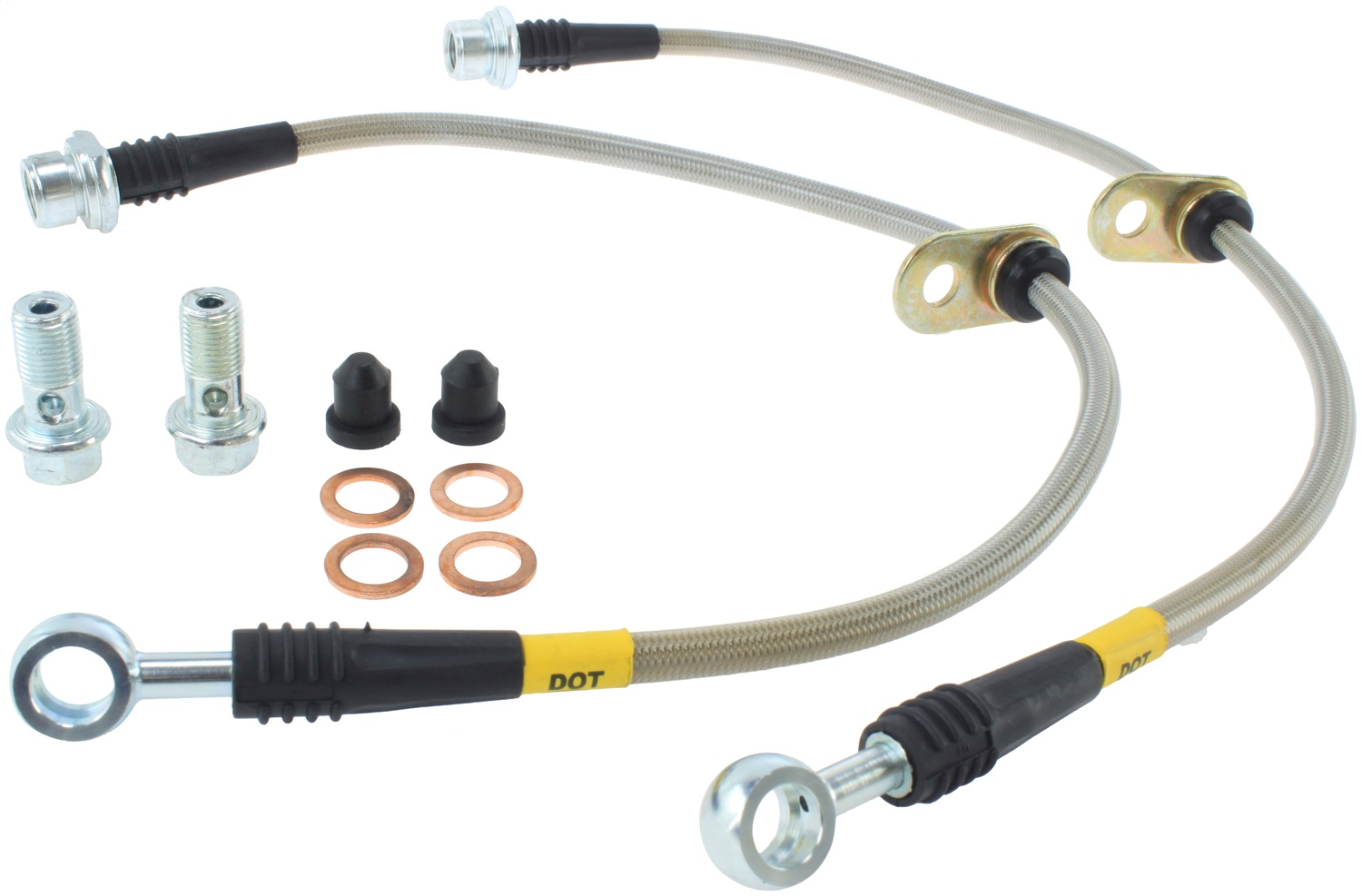 StopTech 950.44025 Stainless Steel Hose Set Fits 08-20 Land Cruiser LX570