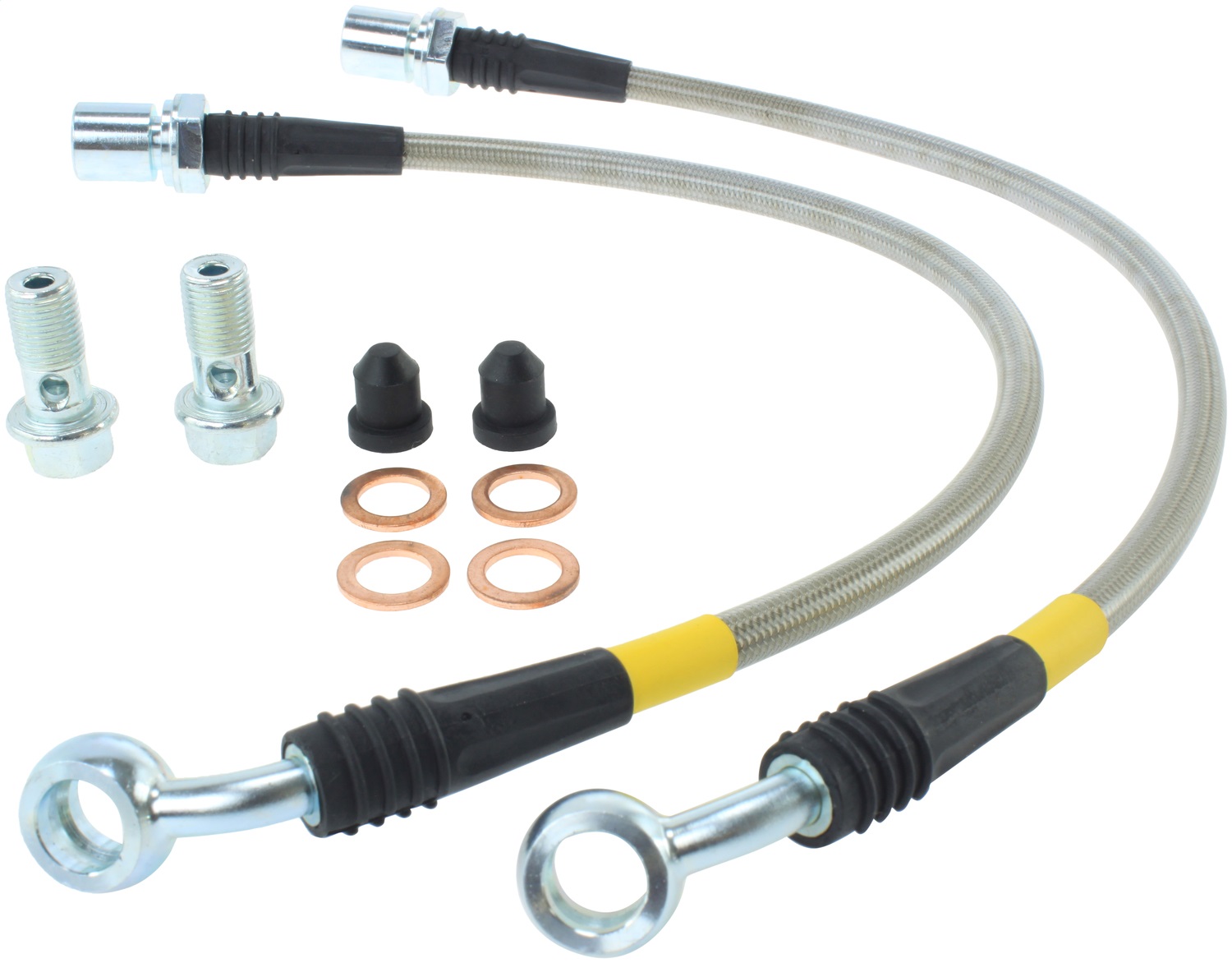 StopTech 950.44501 Stainless Steel Hose Set Fits 98-05 GS300 GS400