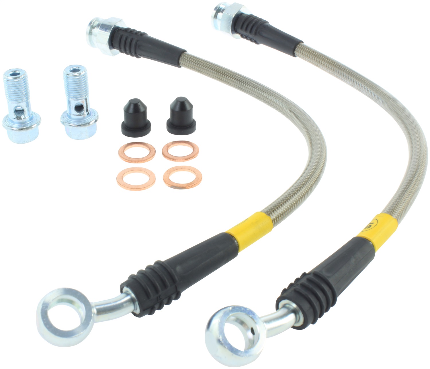 StopTech 950.45502 Stainless Steel Hose Set Fits 04-15 MX-5 Miata RX-8