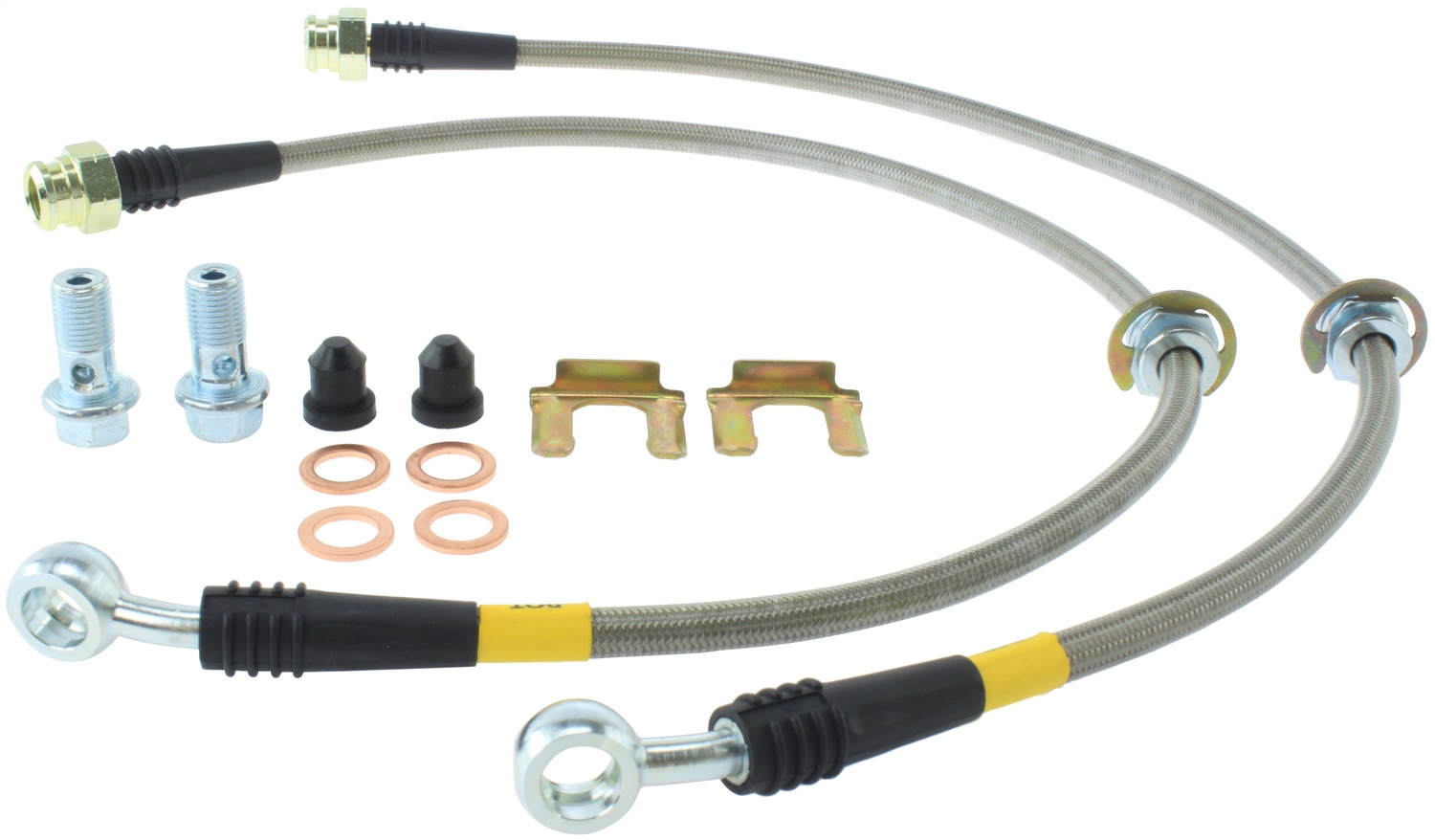 StopTech 950.47501 Stainless Steel Hose Set Fits 02-07 9-2X Impreza