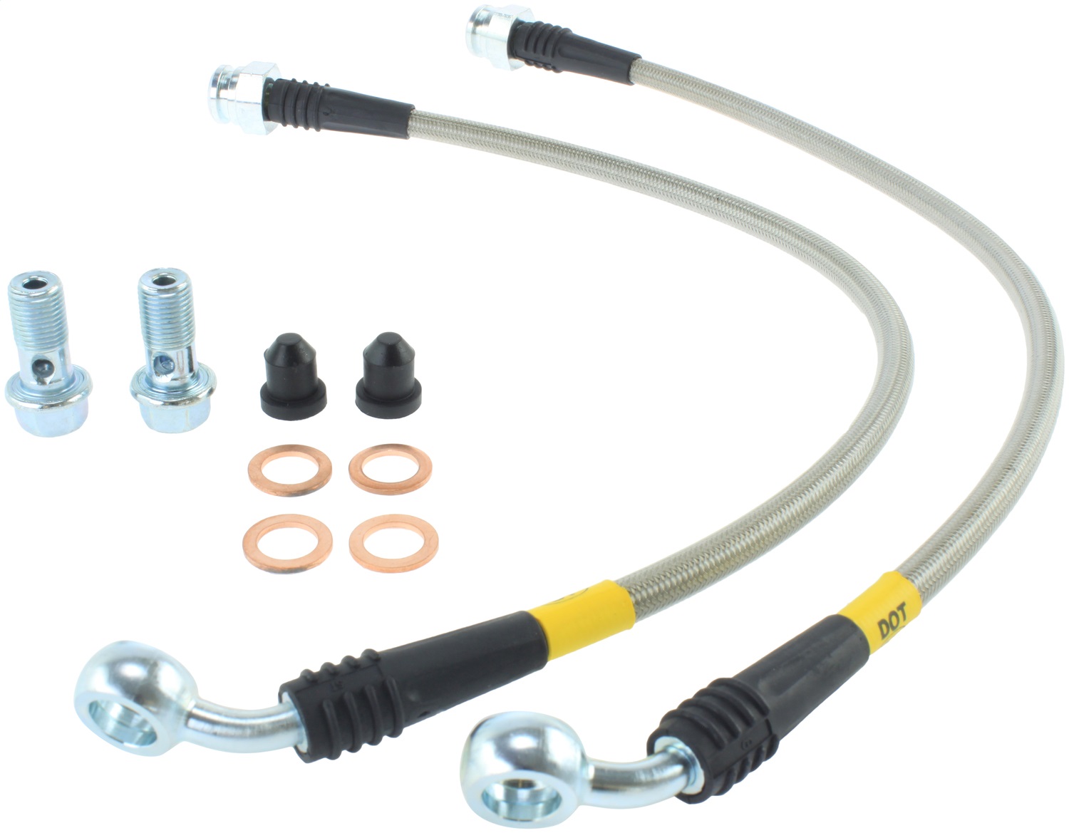 StopTech 950.51501 Stainless Steel Hose Set Fits 10-16 Genesis Coupe