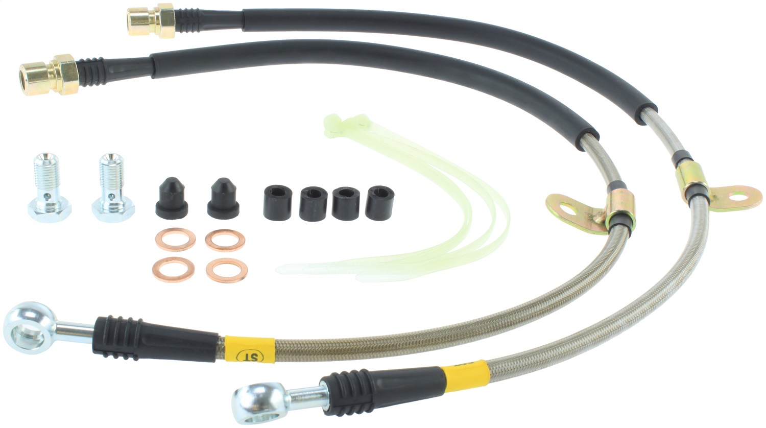 StopTech 950.61014 Stainless Steel Braided Brake Hose Kit Fits 10-11 F-150